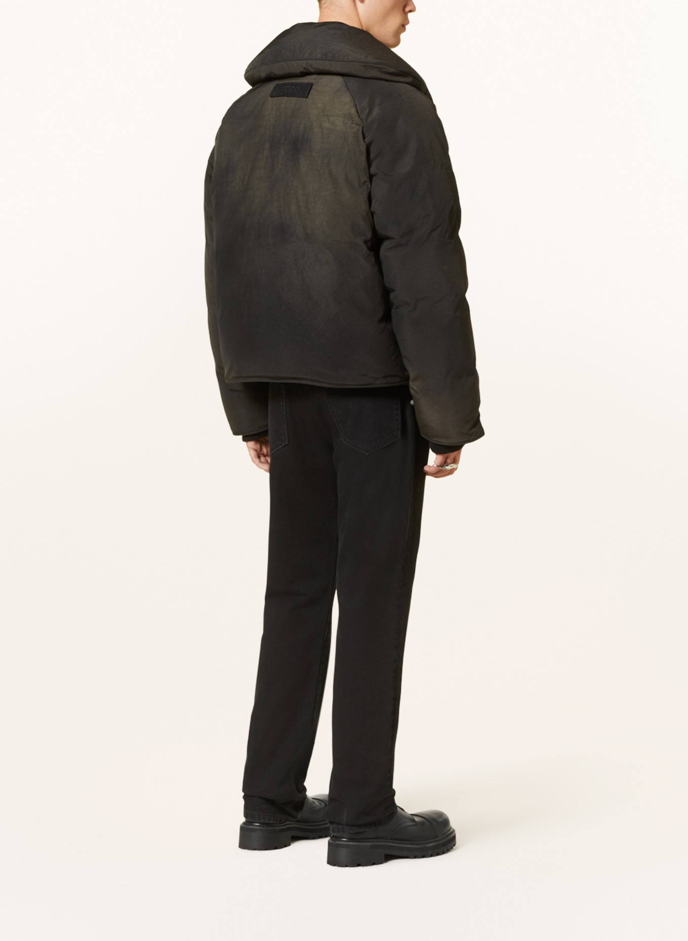 032c Oversized down jacket AURORA, Color: DARK BROWN (Image 3)