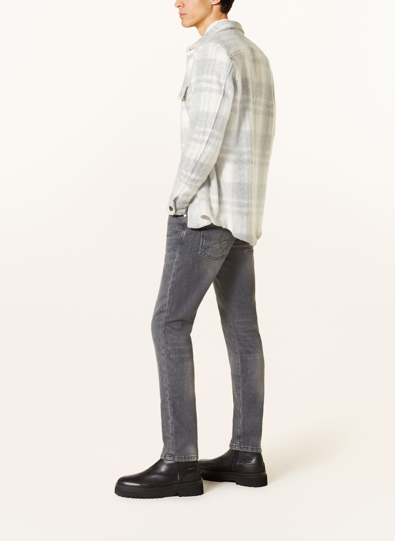 BALDESSARINI Jeans tapered fit, Color: 9834 grey used buffies (Image 4)