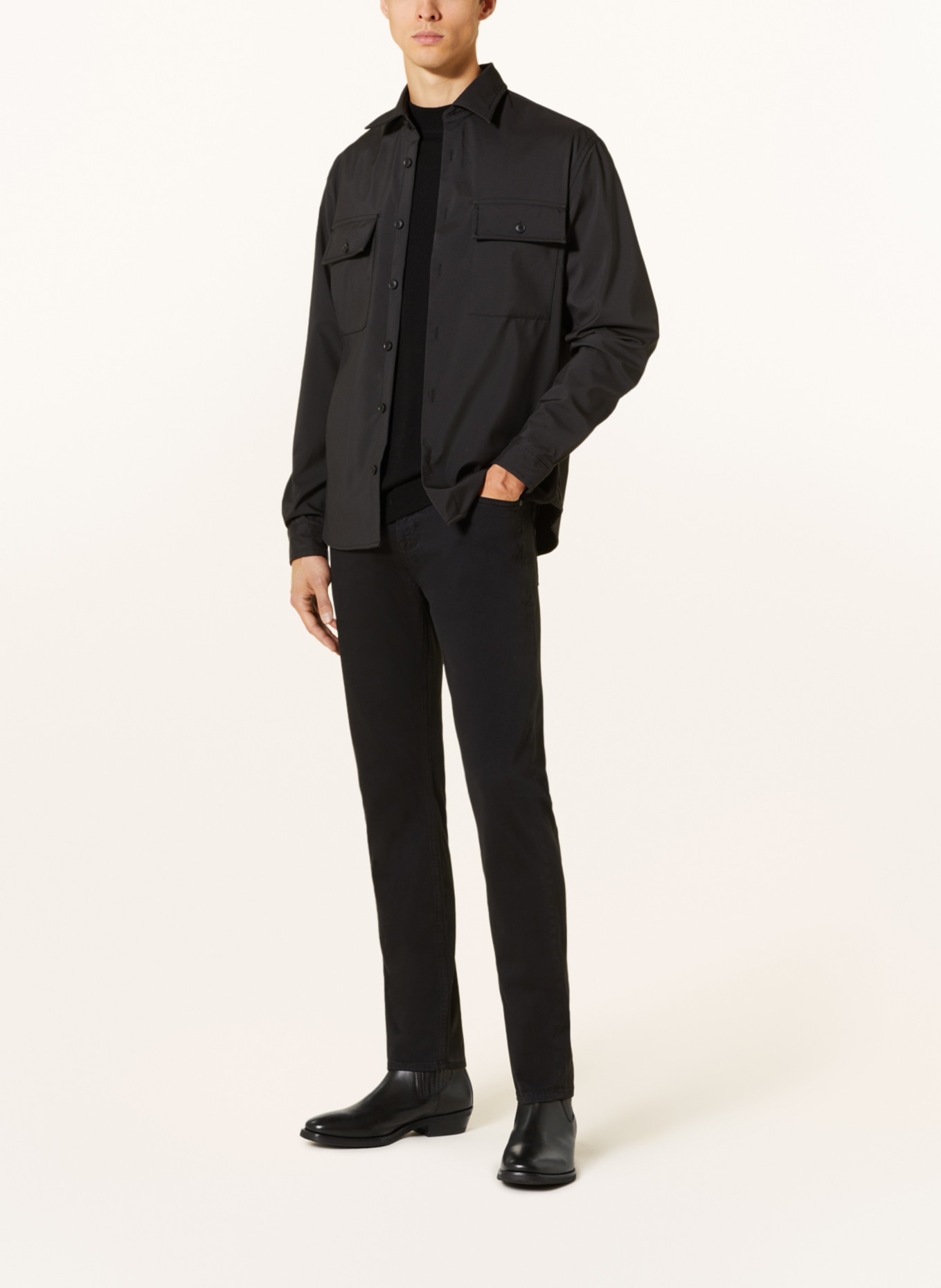 BALDESSARINI Trousers regular fit, Color: BLACK (Image 2)