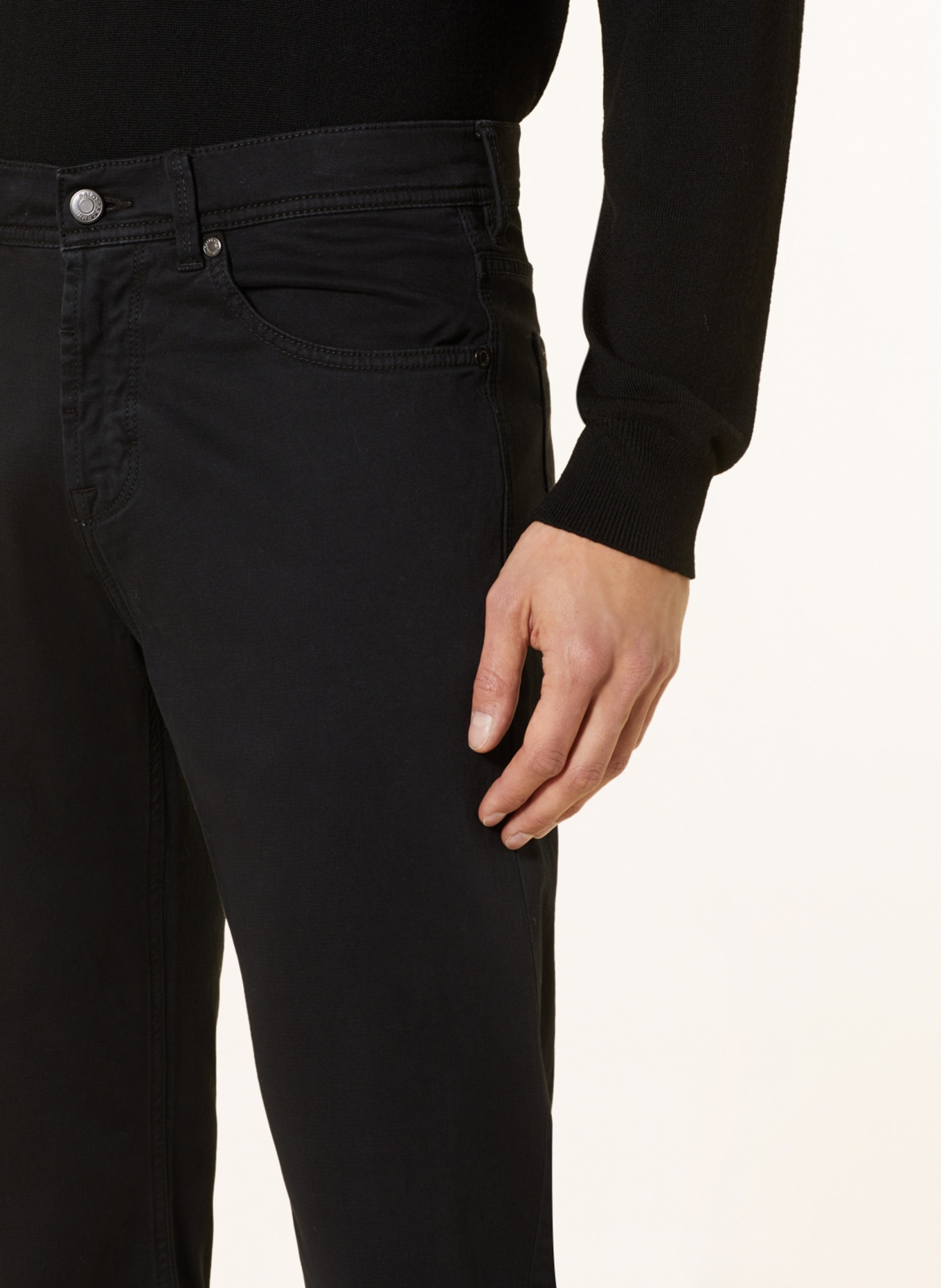 BALDESSARINI Trousers regular fit, Color: BLACK (Image 5)