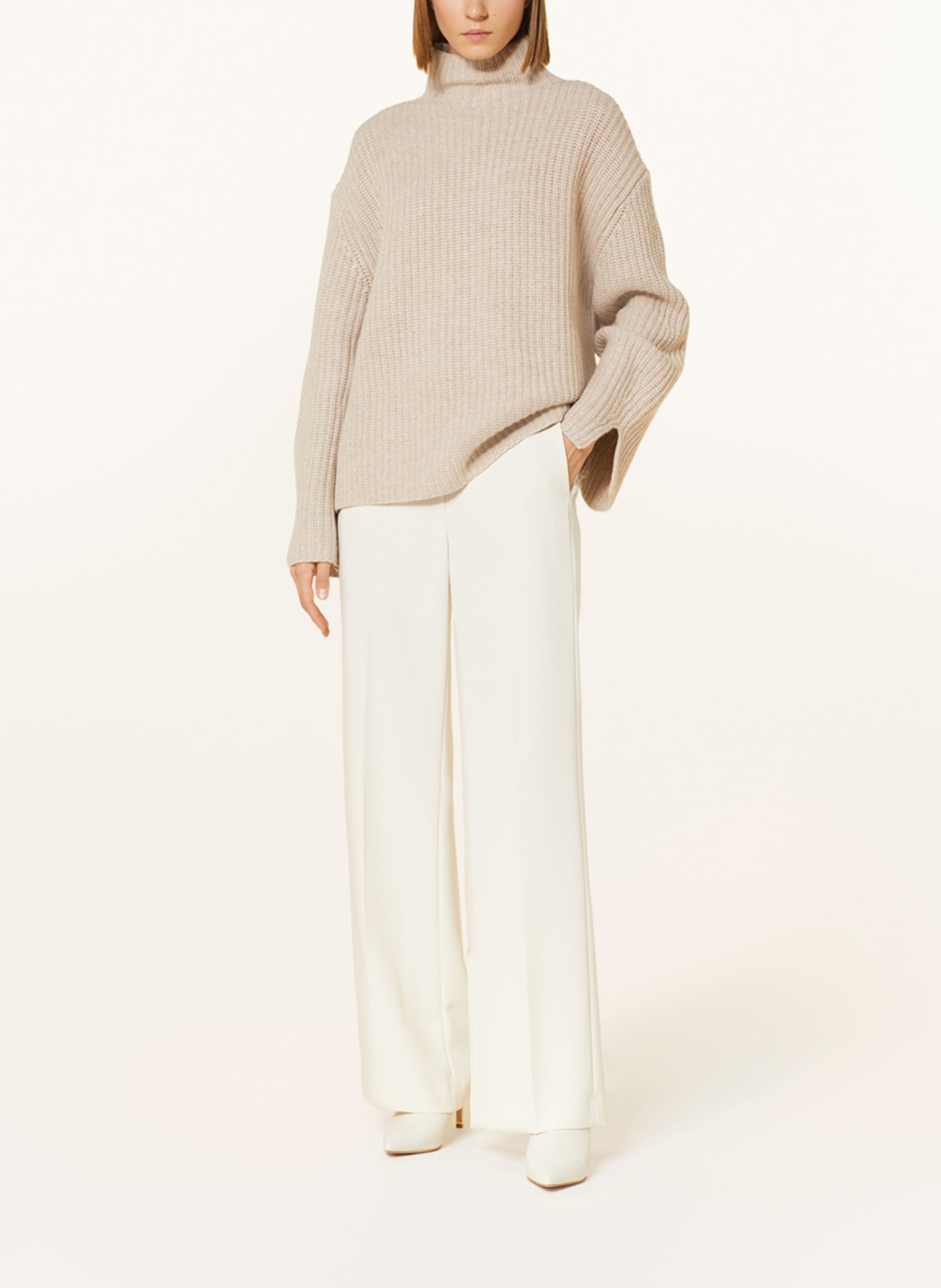 Delicatelove Pullover BOLOGNA mit Cashmere, Farbe: BEIGE (Bild 2)