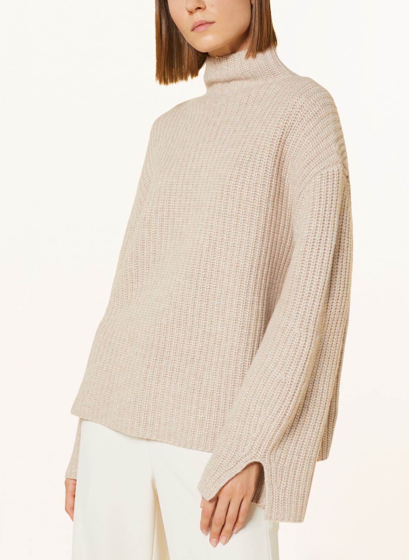 Delicatelove Pullover BOLOGNA mit Cashmere, Farbe: BEIGE (Bild 4)