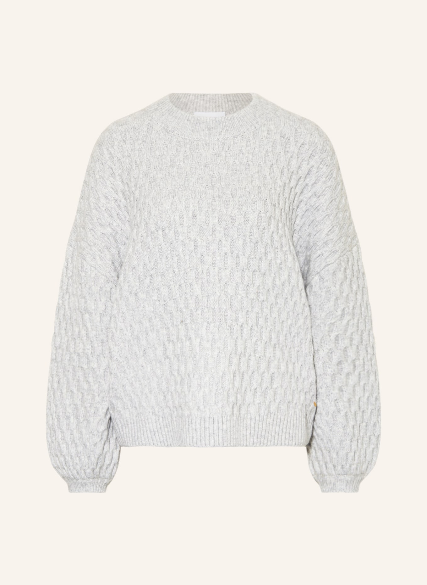 Delicatelove Oversized sweater PALERMO, Color: LIGHT GRAY (Image 1)