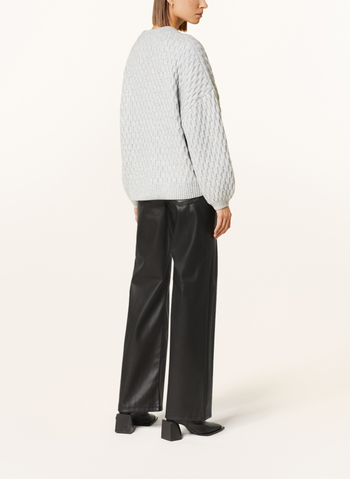 Delicatelove Oversized-Pullover PALERMO, Farbe: HELLGRAU (Bild 3)