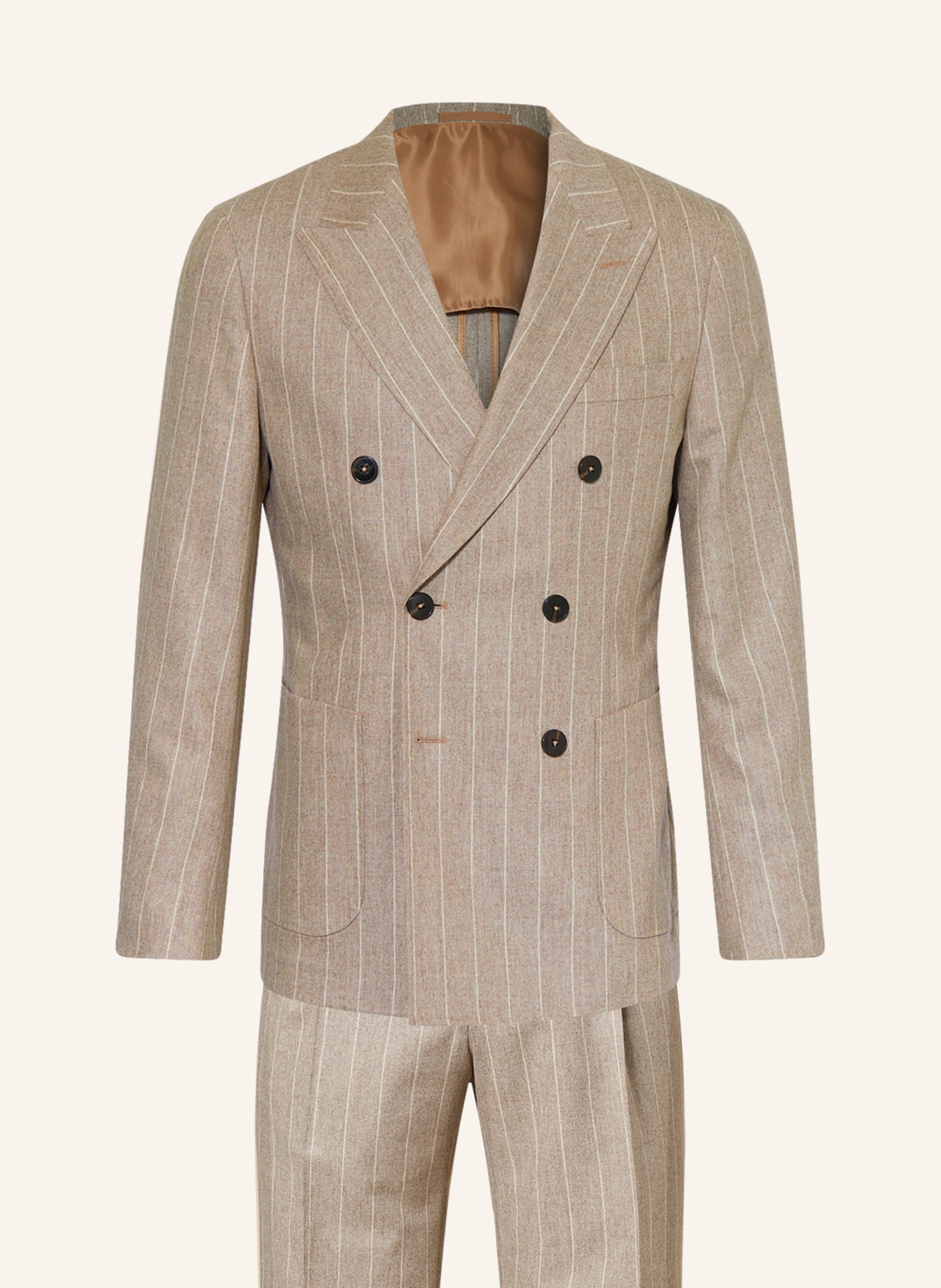 BOSS Anzug HESTON Slim Fit, Farbe: 240 OPEN BROWN (Bild 1)