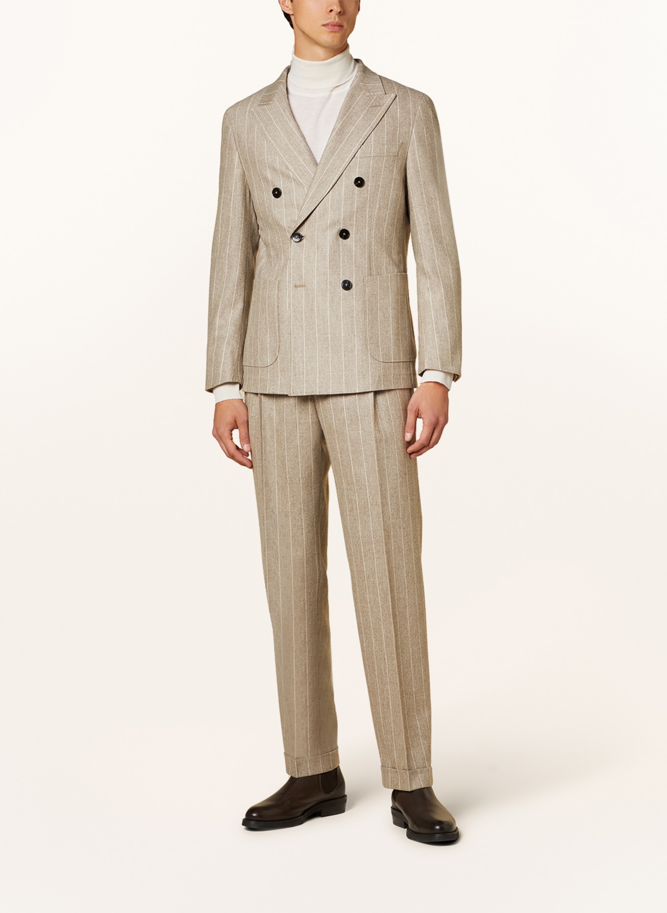BOSS Anzug HESTON Slim Fit, Farbe: 240 OPEN BROWN (Bild 2)