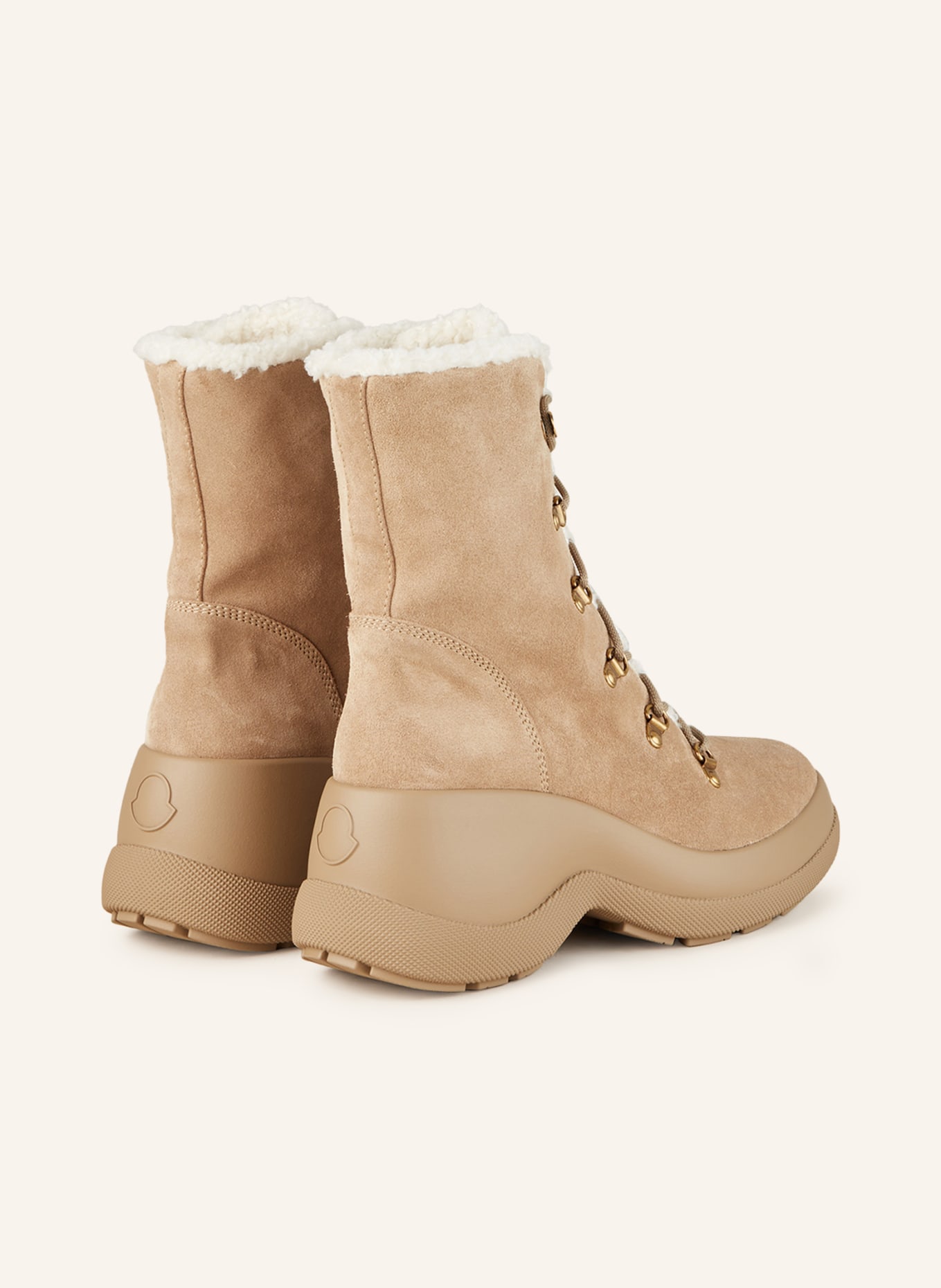 MONCLER Lace-up boots RESILE TREK, Color: TAUPE (Image 2)
