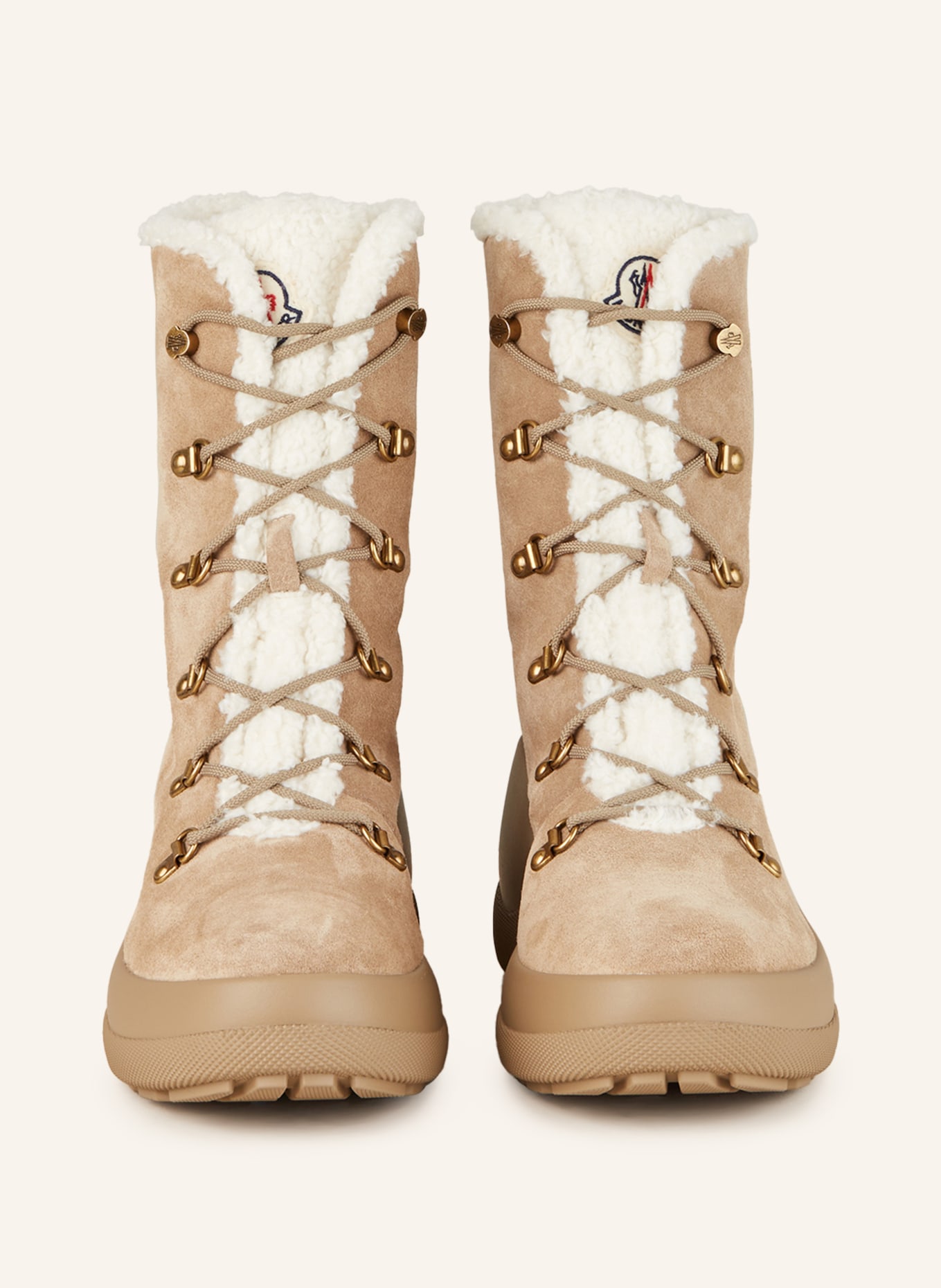 MONCLER Lace-up boots RESILE TREK, Color: TAUPE (Image 3)