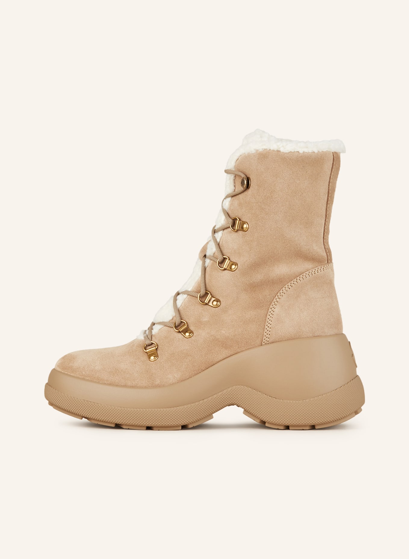 MONCLER Lace-up boots RESILE TREK, Color: TAUPE (Image 4)