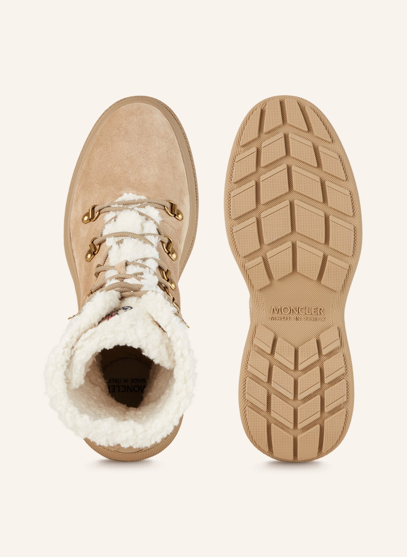 MONCLER Lace-up boots RESILE TREK, Color: TAUPE (Image 5)