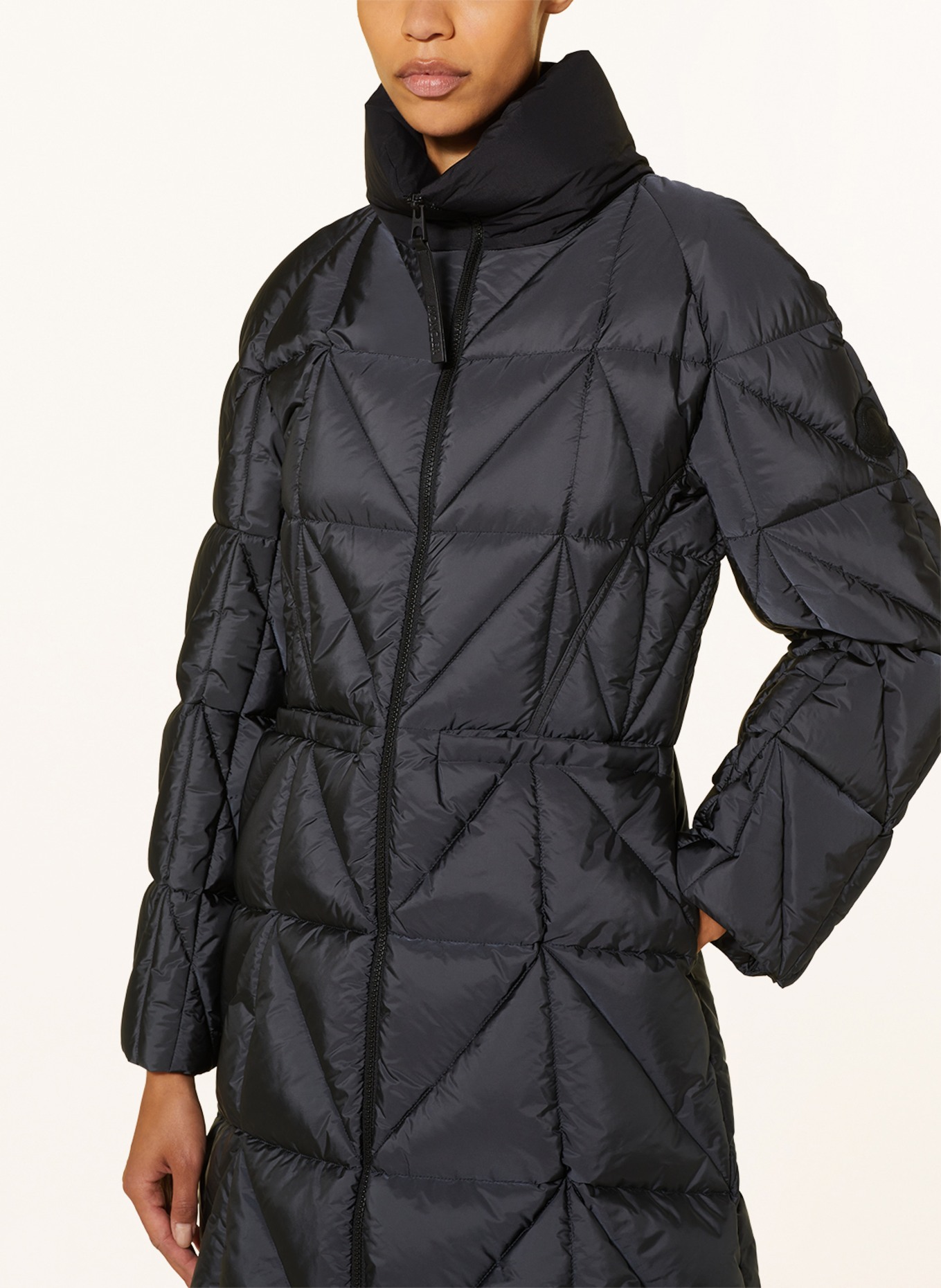MONCLER Down coat CERISE, Color: BLACK (Image 4)