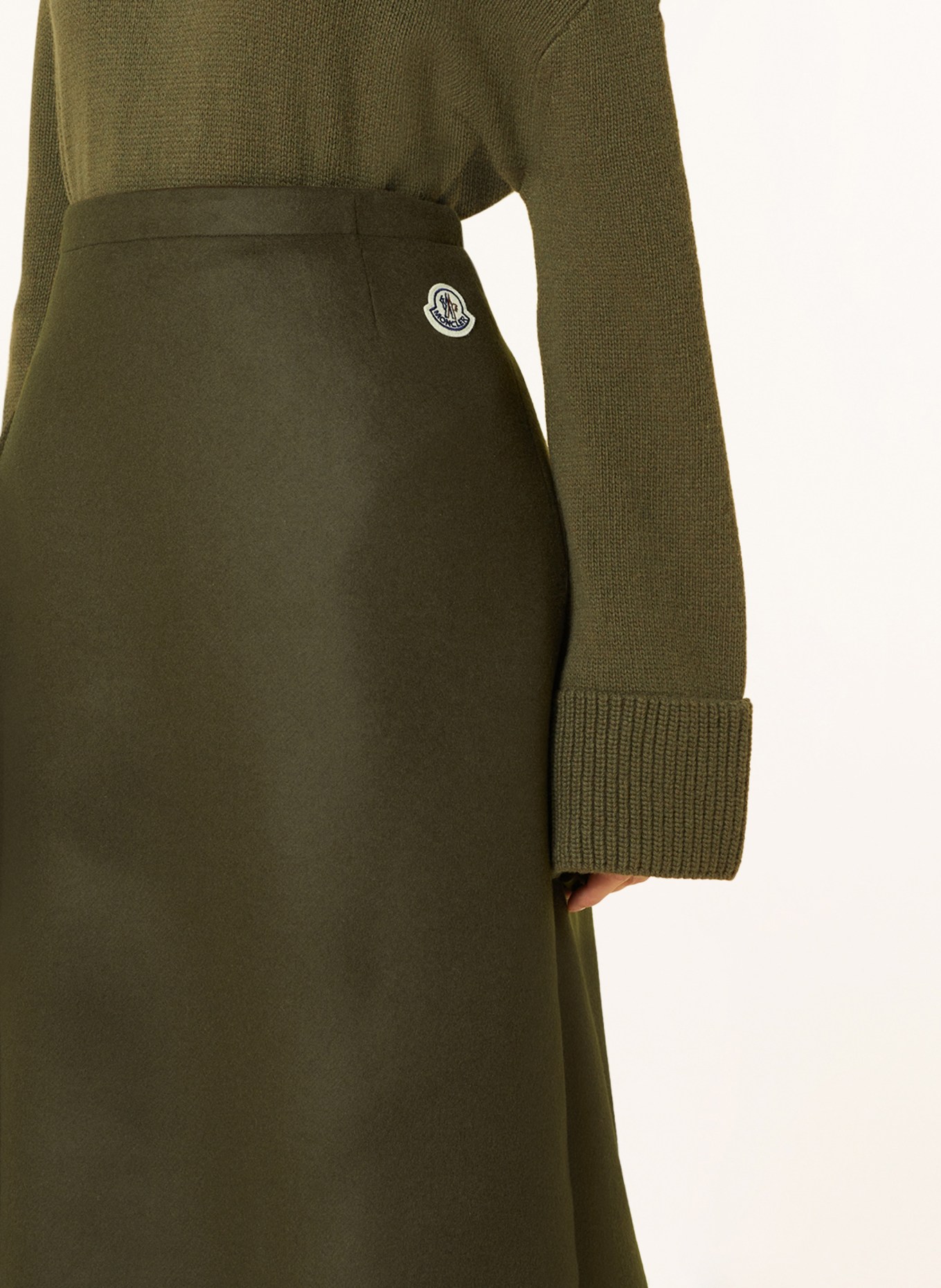 MONCLER Wrap skirt, Color: GREEN (Image 4)