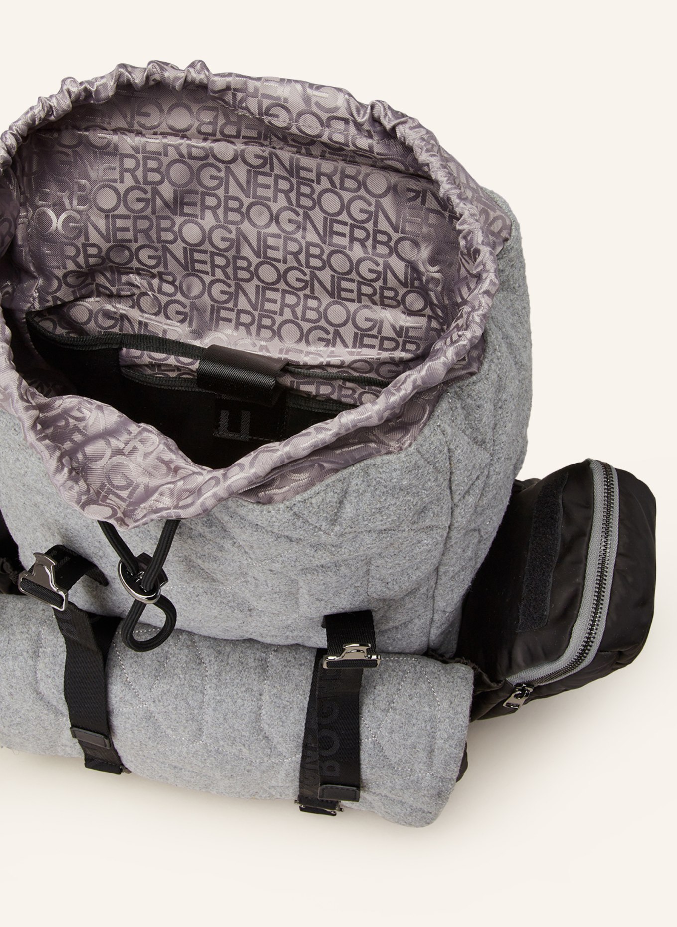 BOGNER Backpack MONTE VOGGO ASH, Color: GRAY/ BLACK (Image 3)