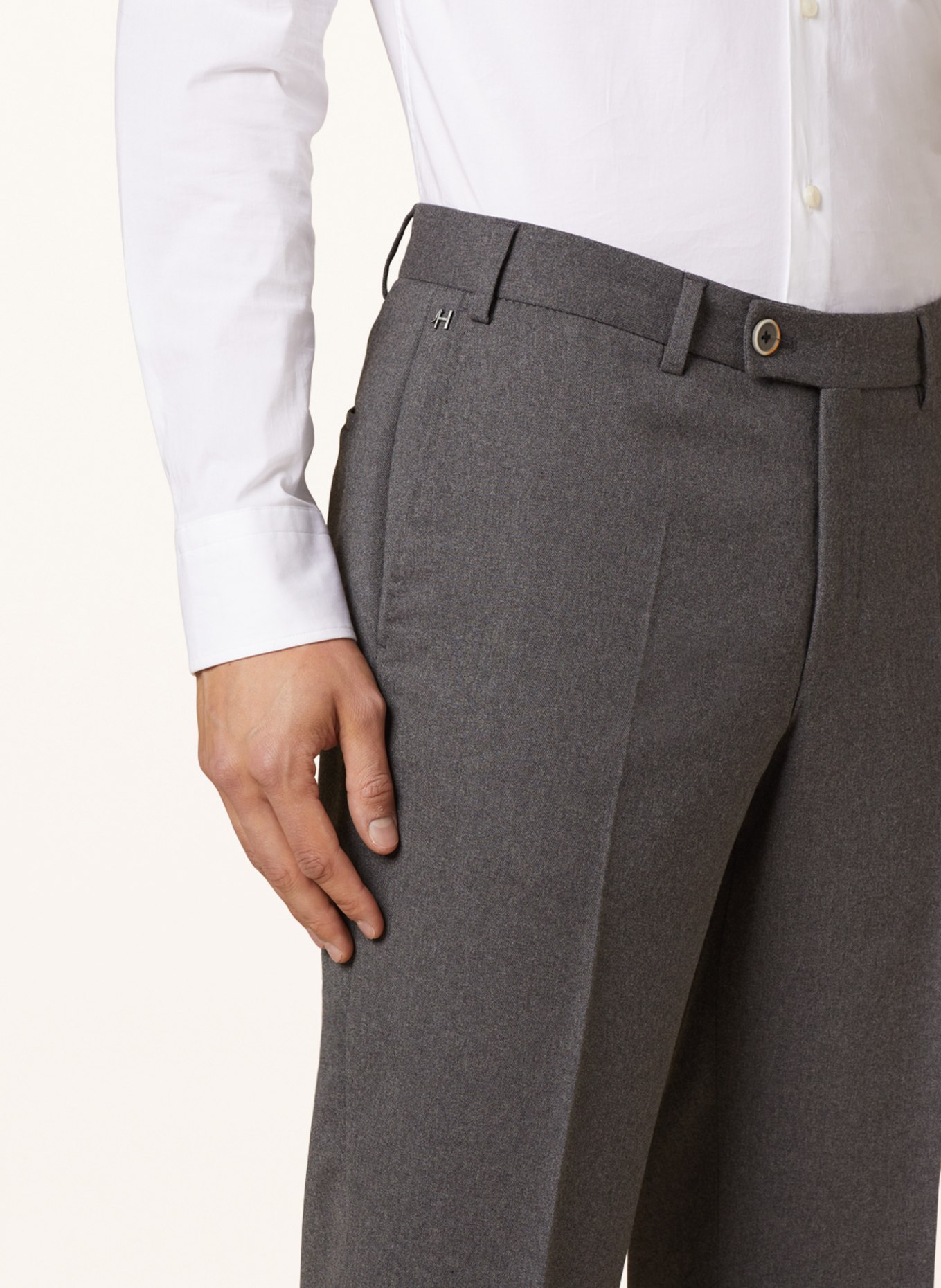 HILTL Kalhoty Regular Fit, Barva: ŠEDÁ (Obrázek 5)