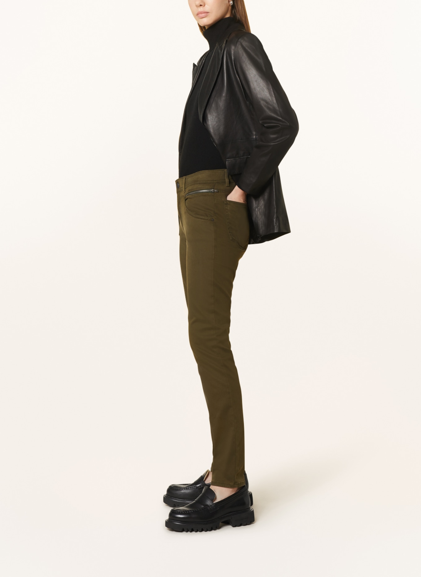 BRAX Skinny jeans SHAKIRA, Color: OLIVE (Image 4)