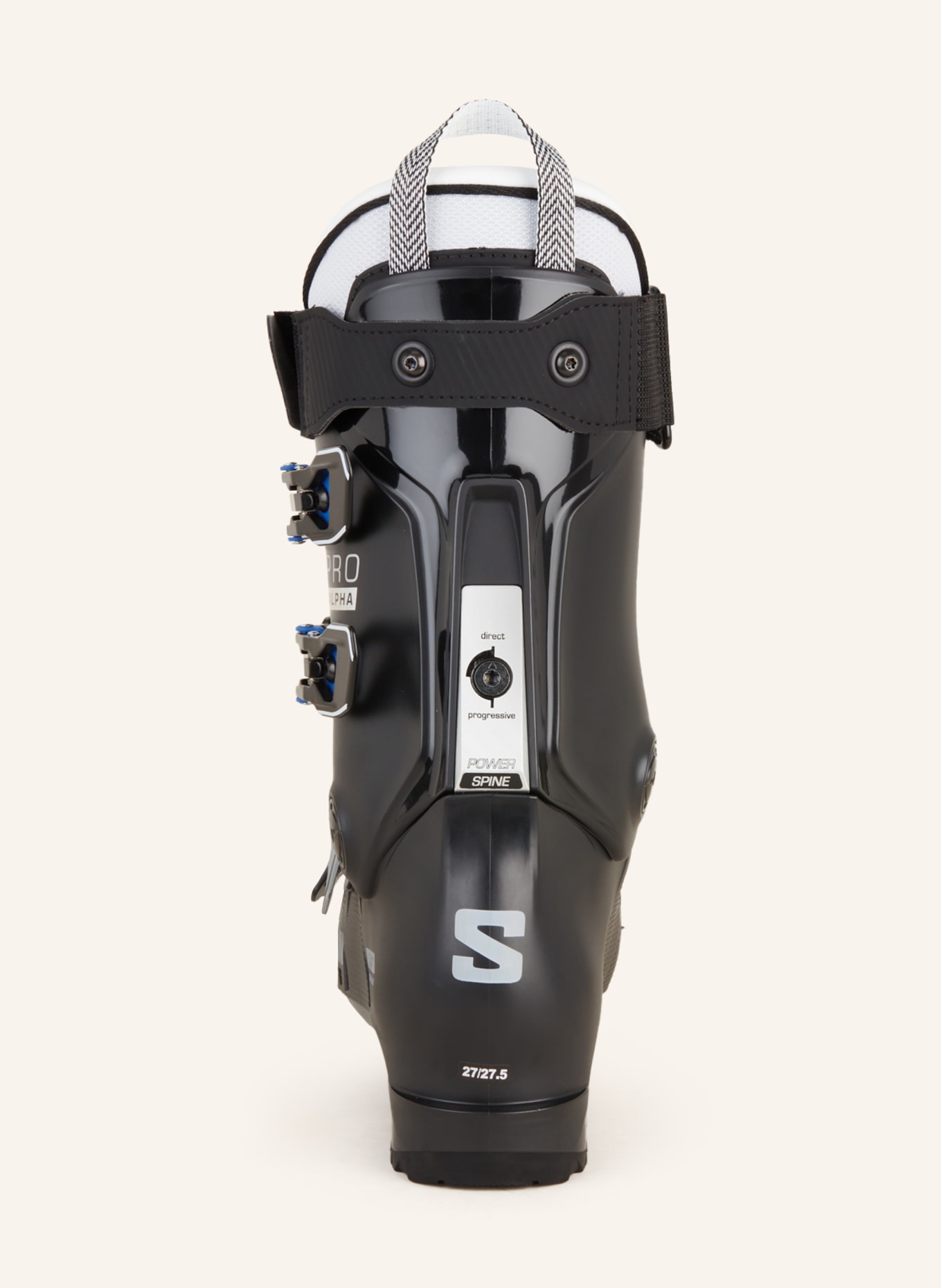SALOMON Ski boots S/PRO ALPHA 120, Color: BLACK/ WHITE/ BLUE (Image 3)