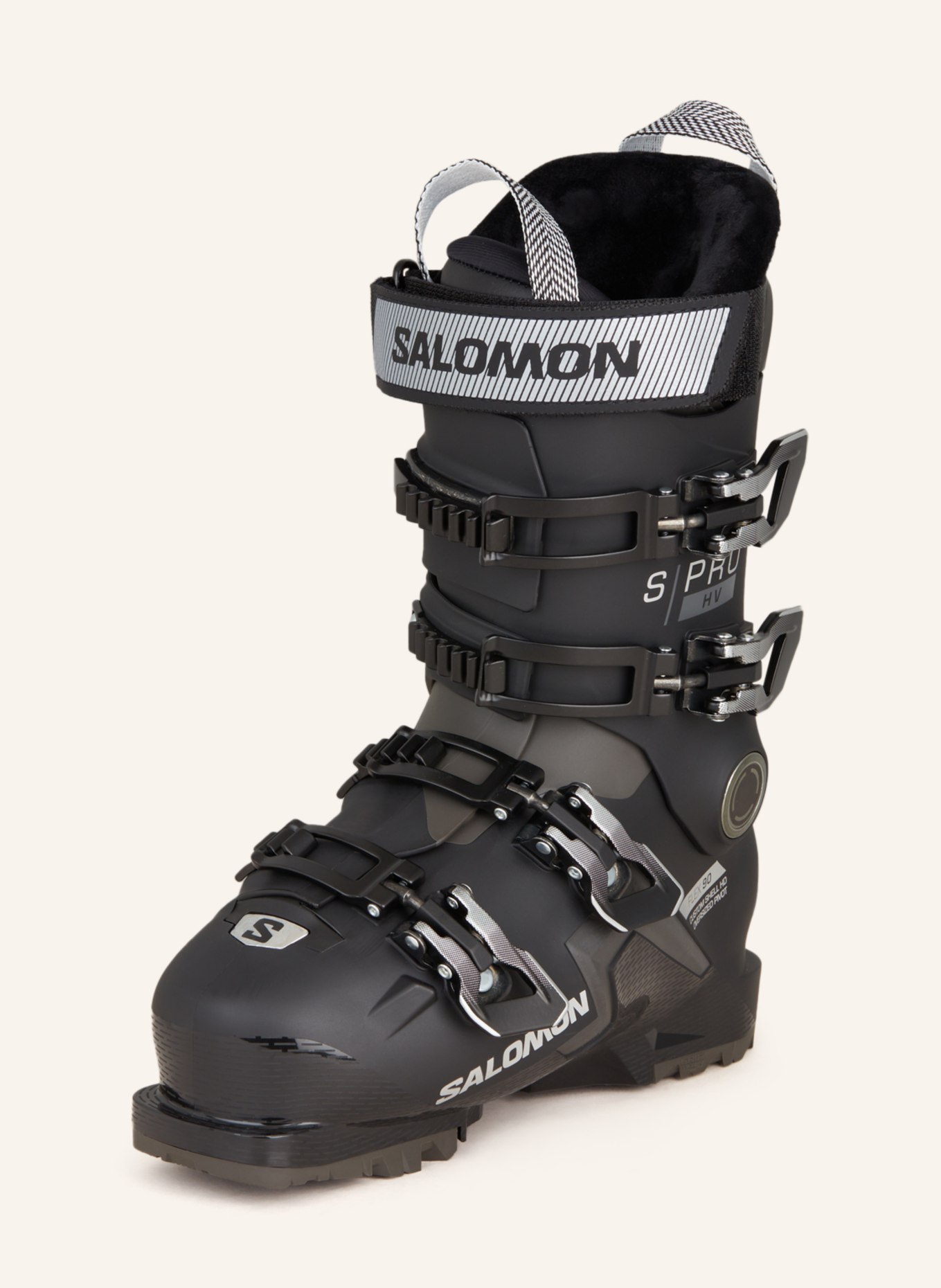 SALOMON Ski boots S/PRO HV 90 W GW, Color: BLACK/ SILVER (Image 1)