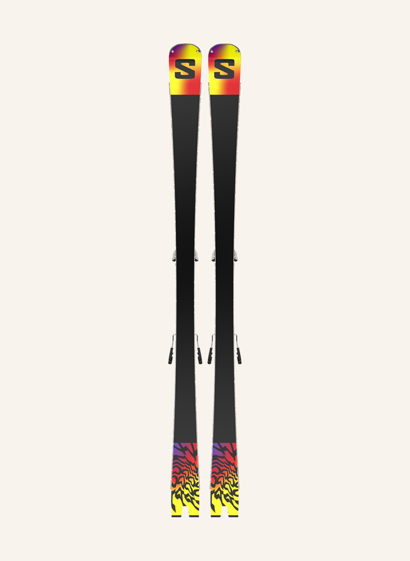 SALOMON Lyže ADDIKT PRO + Z12 GW F80 23/24: ČERNÁ / BÍLÁ / ŽLUTÁ