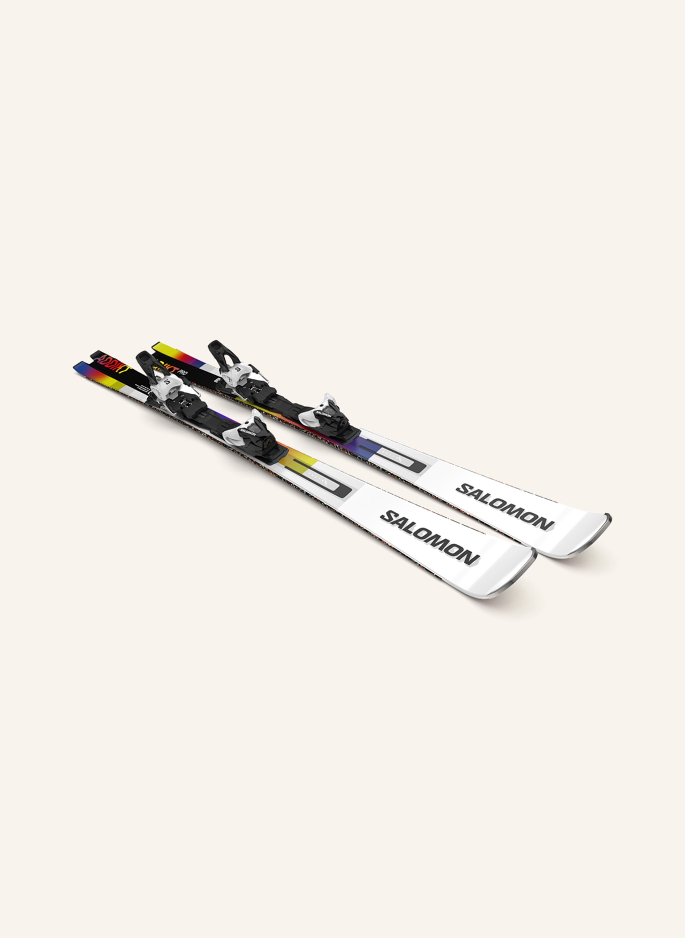 SALOMON Lyže ADDIKT PRO + Z12 GW F80 23/24: ČERNÁ / BÍLÁ / ŽLUTÁ