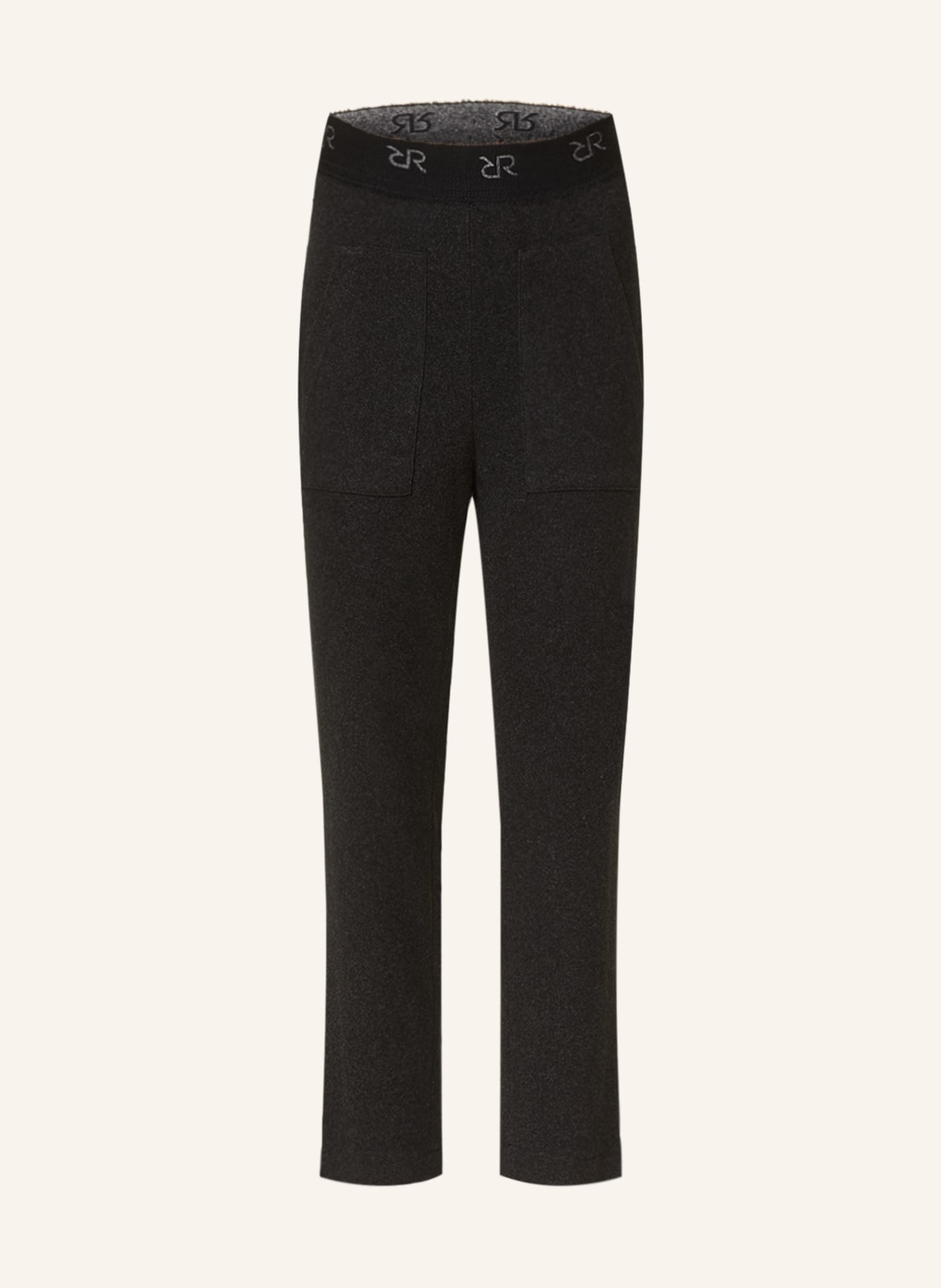RAFFAELLO ROSSI 7/8 trousers IRA, Color: DARK GRAY (Image 1)