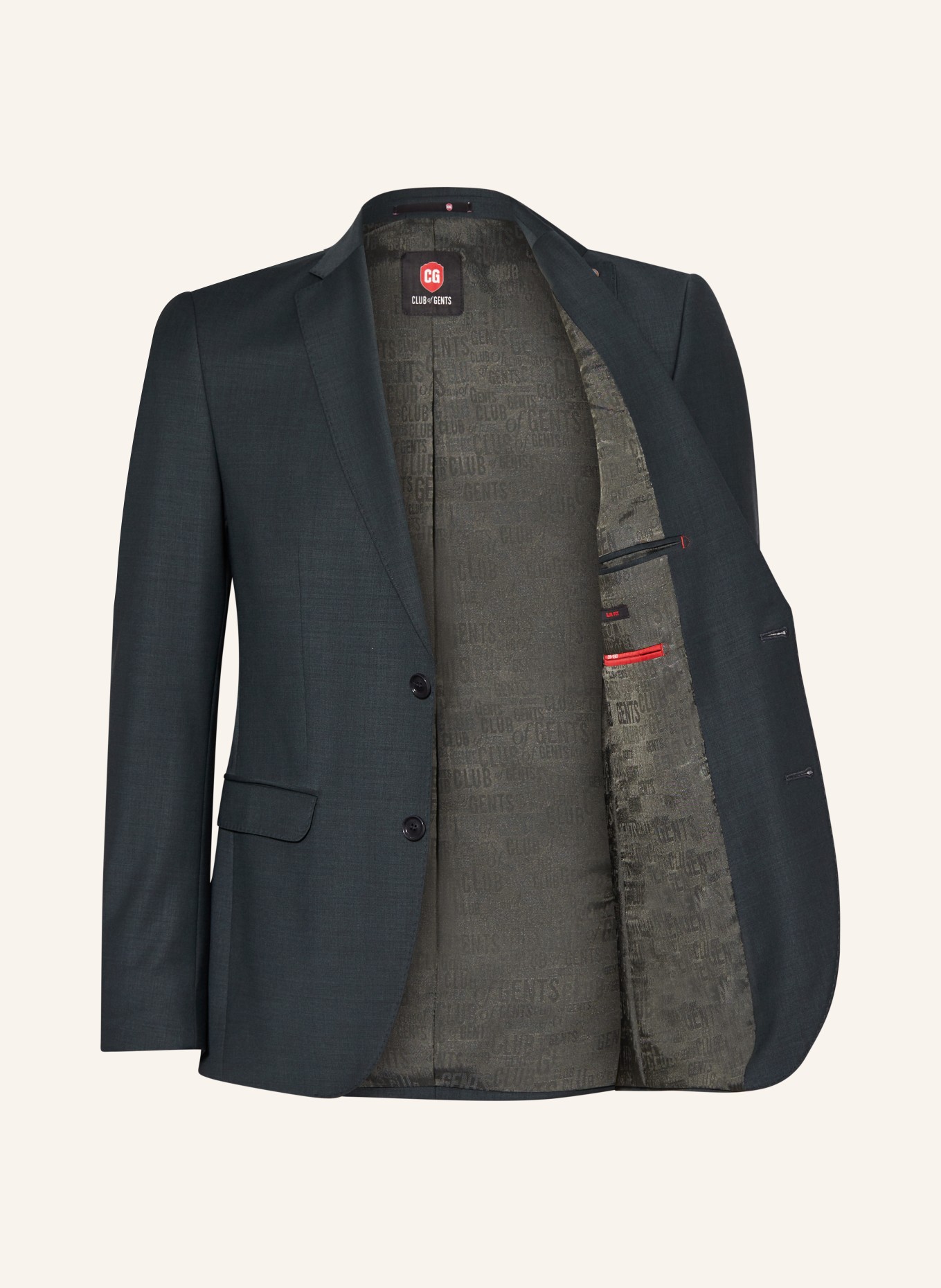 CG - CLUB of GENTS Suit jacket COLVIN slim fit, Color: 53 gruen dunkel (Image 4)