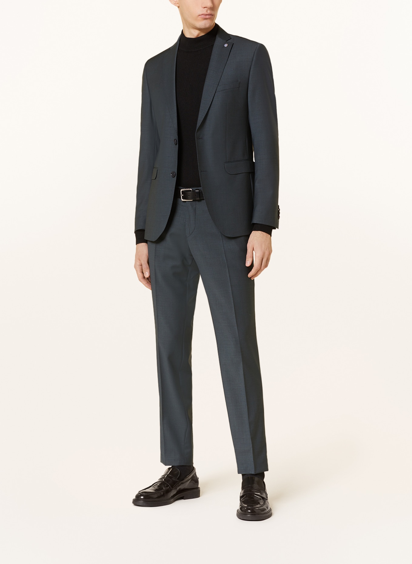 CG - CLUB of GENTS Suit trousers COLE slim fit, Color: 53 gruen dunkel (Image 2)