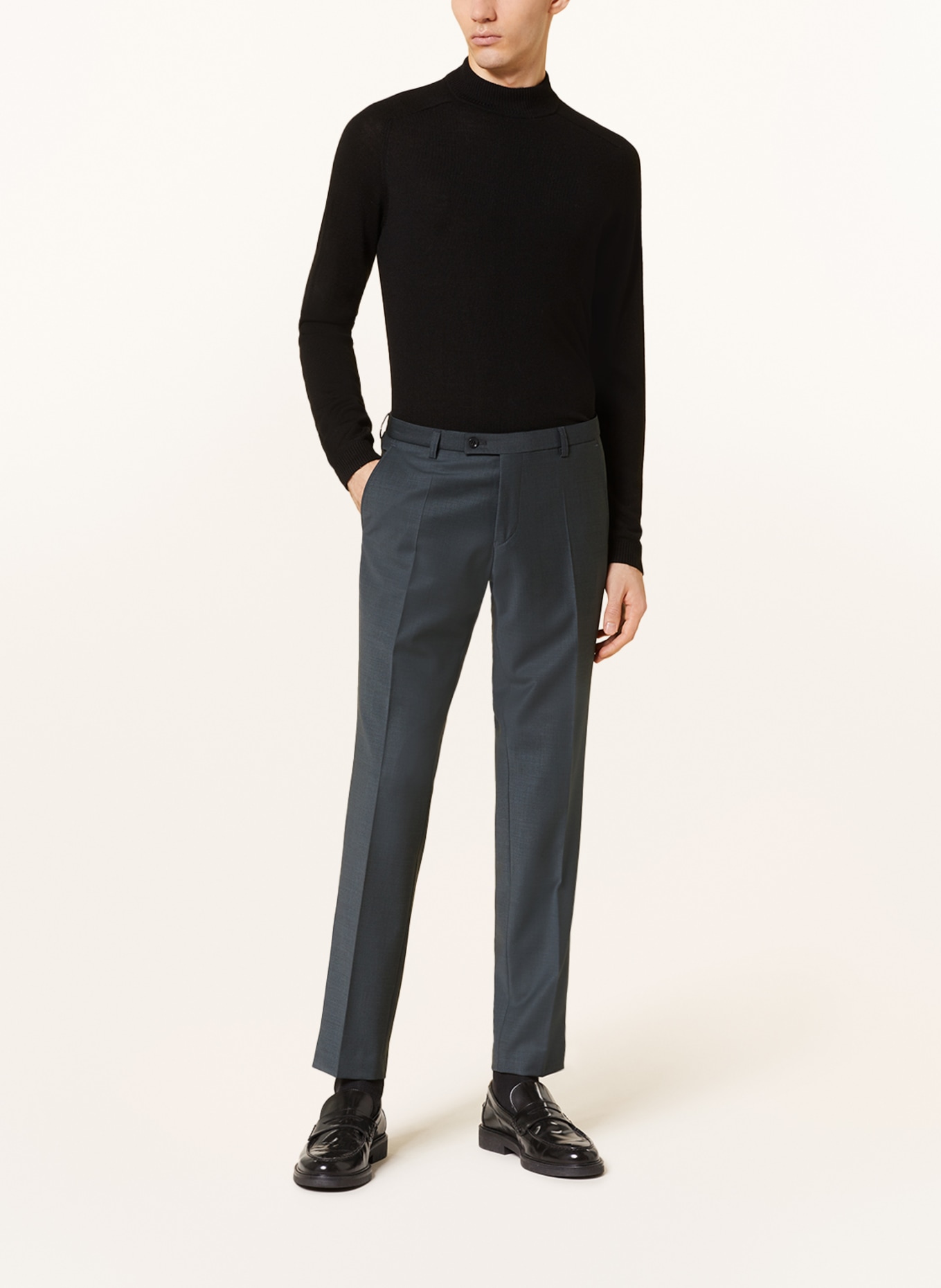 CG - CLUB of GENTS Suit trousers COLE slim fit, Color: 53 gruen dunkel (Image 3)