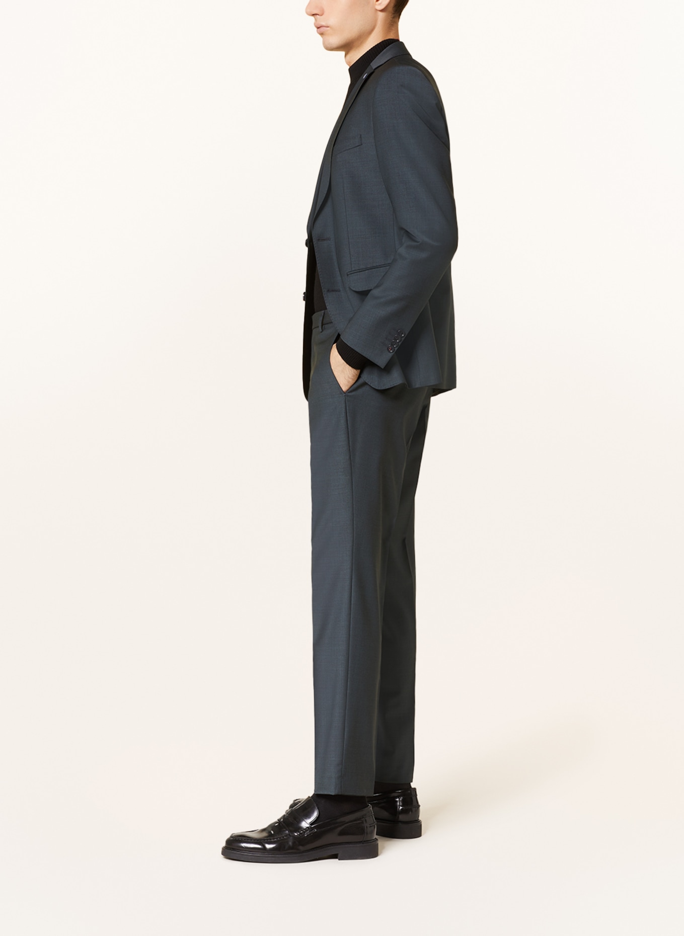 CG - CLUB of GENTS Suit trousers COLE slim fit, Color: 53 gruen dunkel (Image 5)