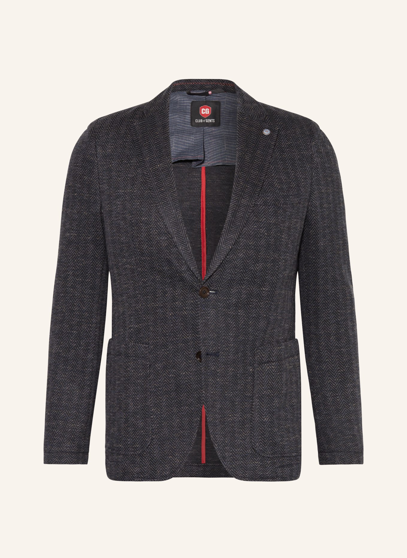 CG - CLUB of GENTS Tailored jacket CARTER slim fit, Color: DARK BLUE (Image 1)
