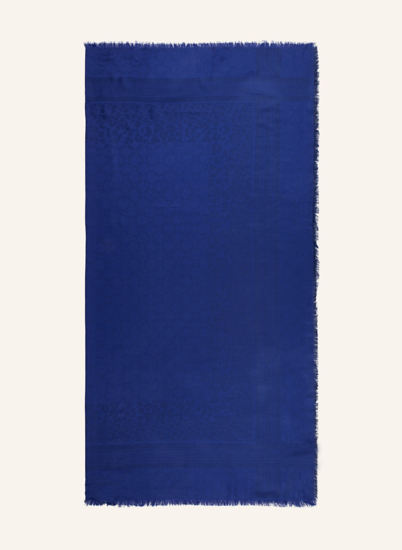CODELLO Jacquard scarf, Color: BLUE (Image 1)