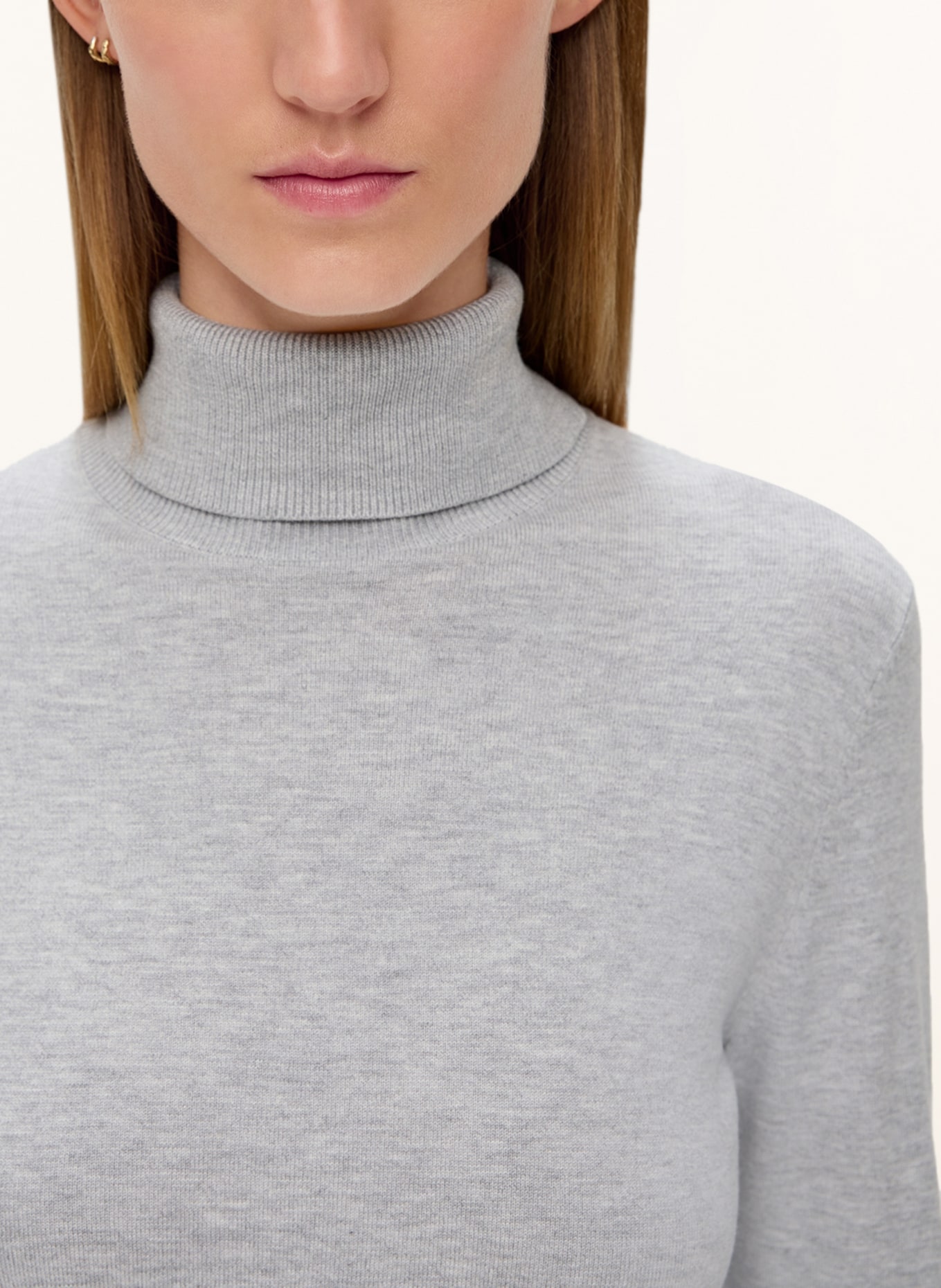 s.Oliver BLACK LABEL Turtleneck sweater, Color: LIGHT GRAY (Image 4)
