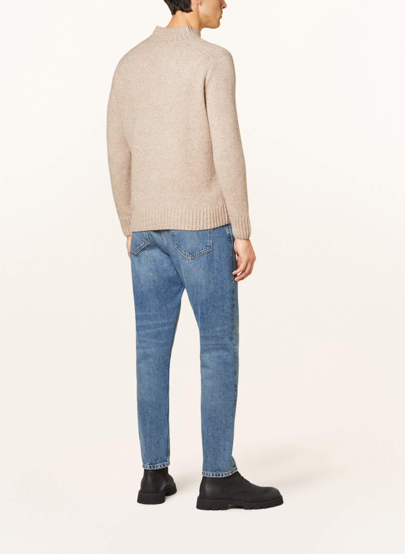 PAUL & SHARK Half-zip sweater, Color: BEIGE (Image 3)