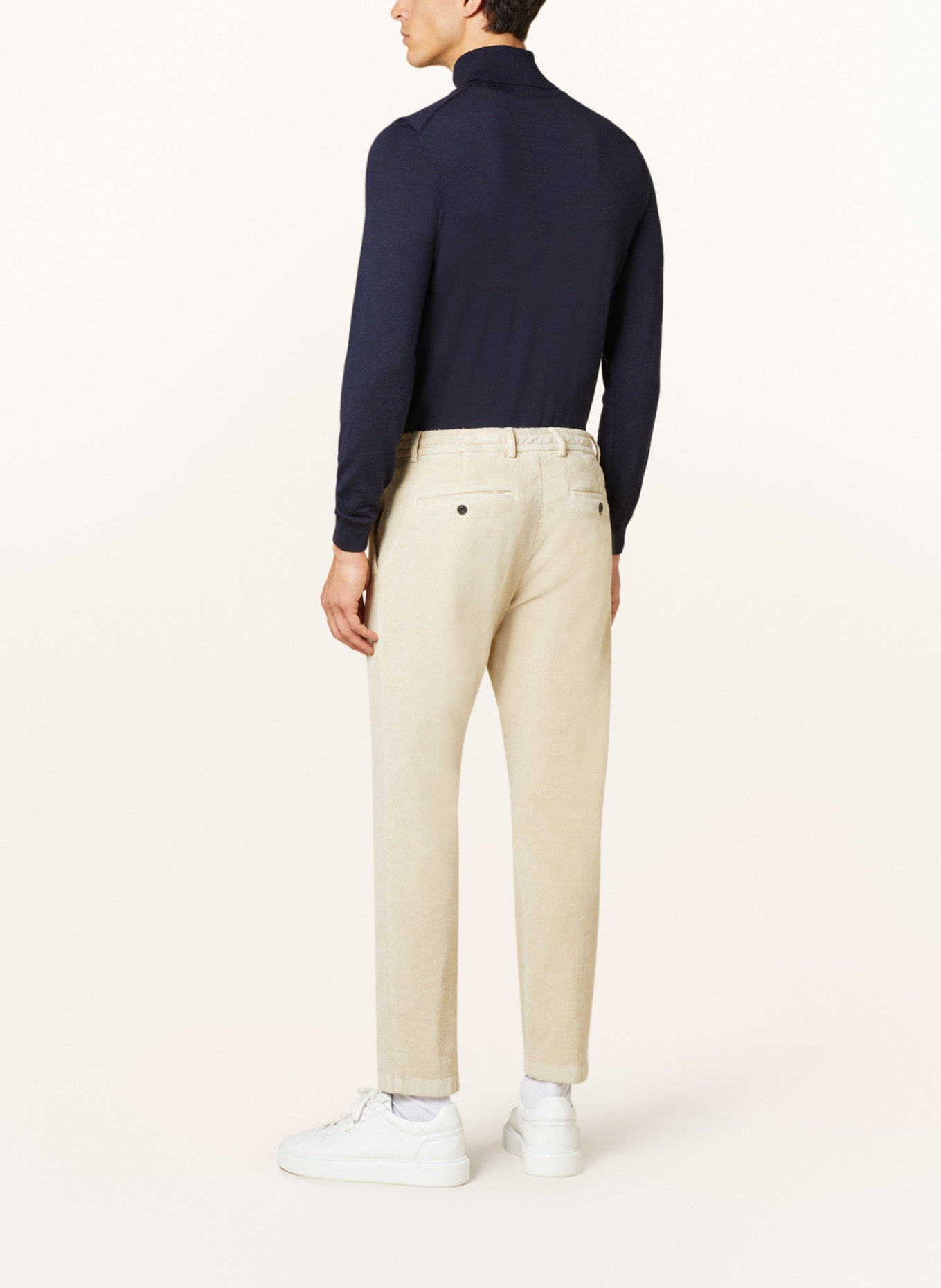 PAUL & SHARK Corduroy trousers extra slim fit, Color: BEIGE (Image 3)