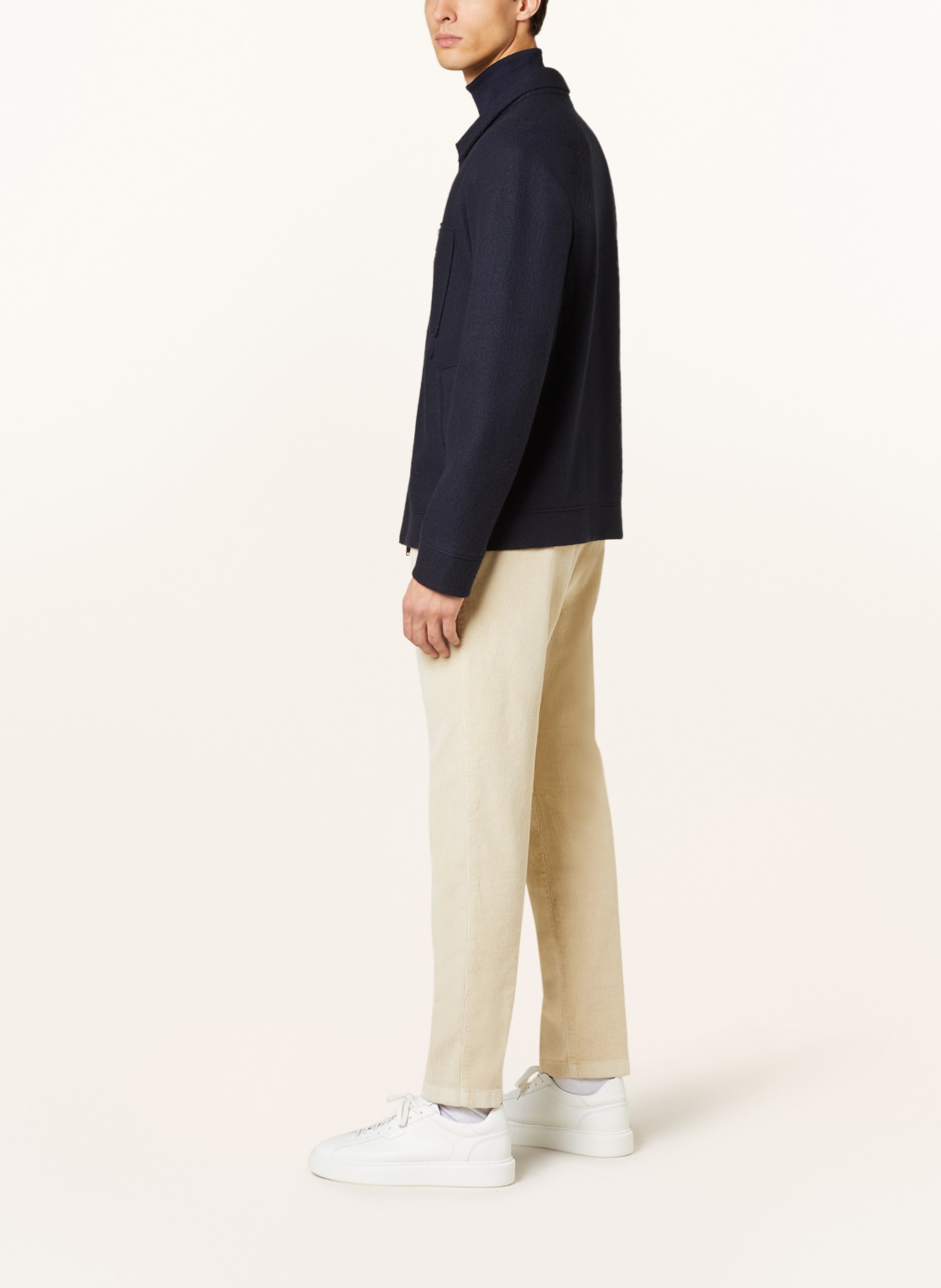 PAUL & SHARK Corduroy trousers extra slim fit, Color: BEIGE (Image 4)