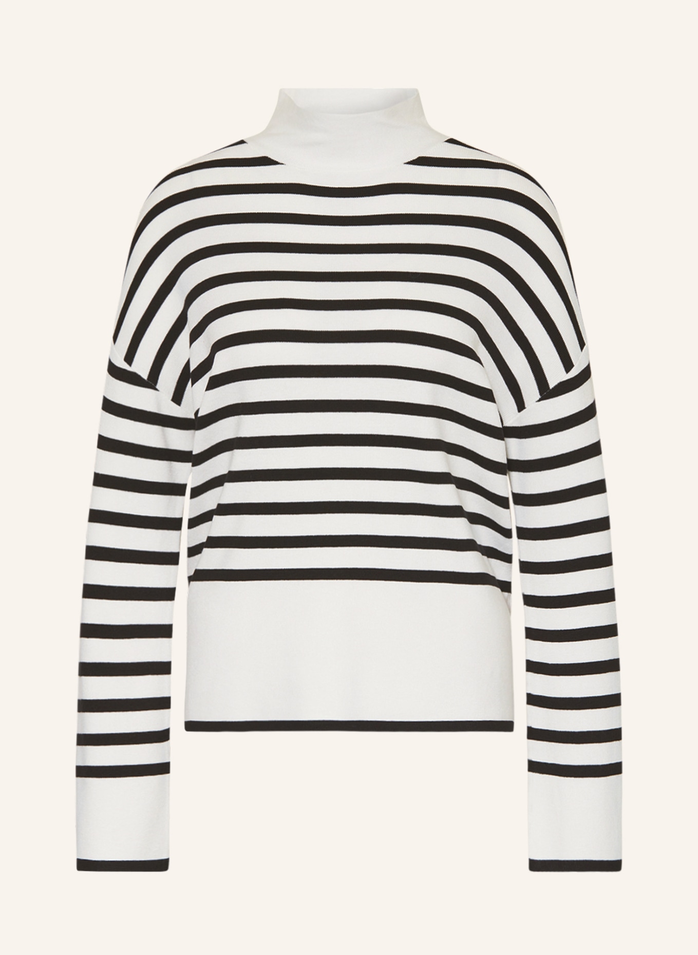 comma Sweater, Color: BLACK/ WHITE (Image 1)