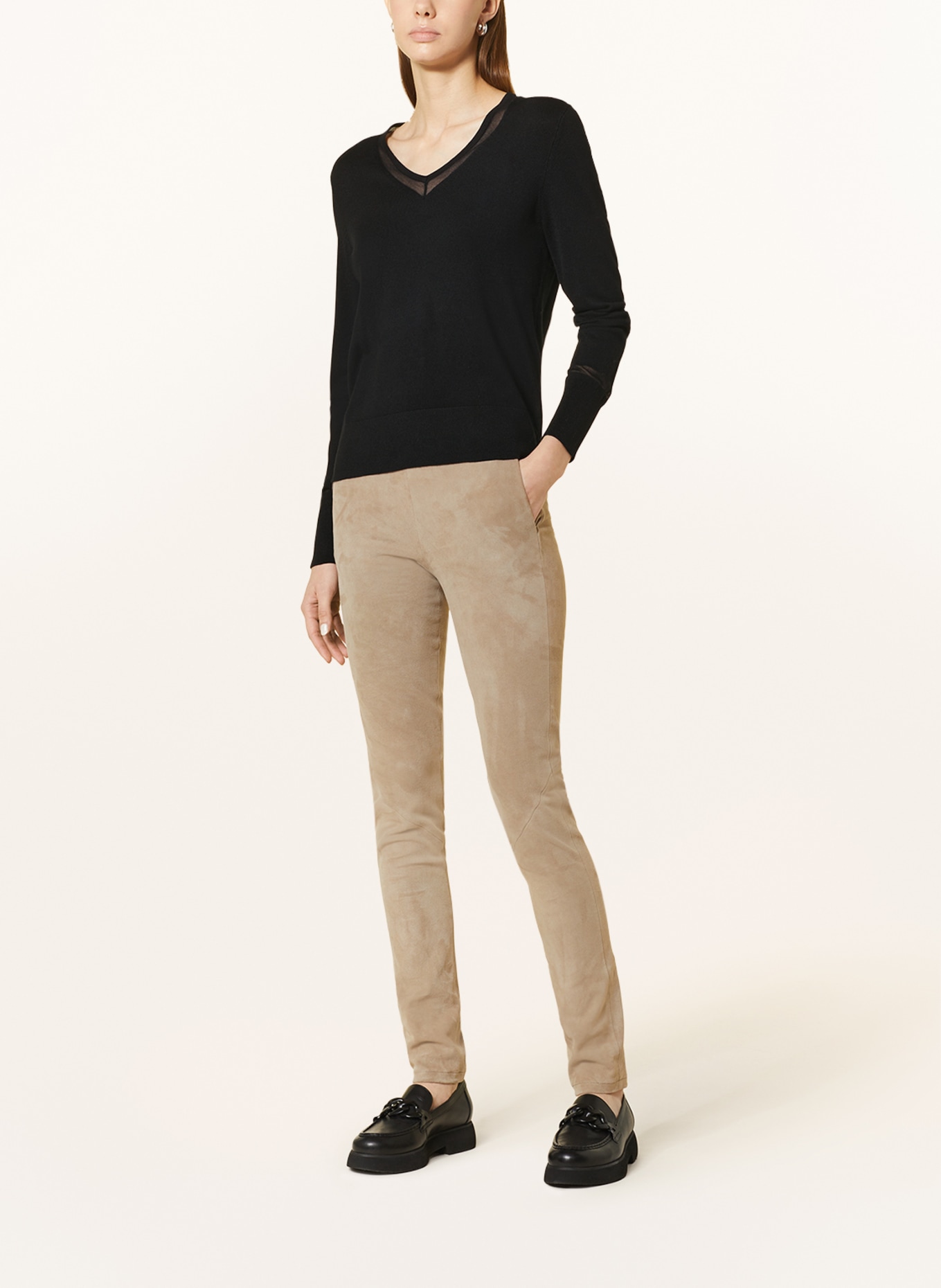 comma Sweater, Color: WHITE/ BLACK (Image 2)