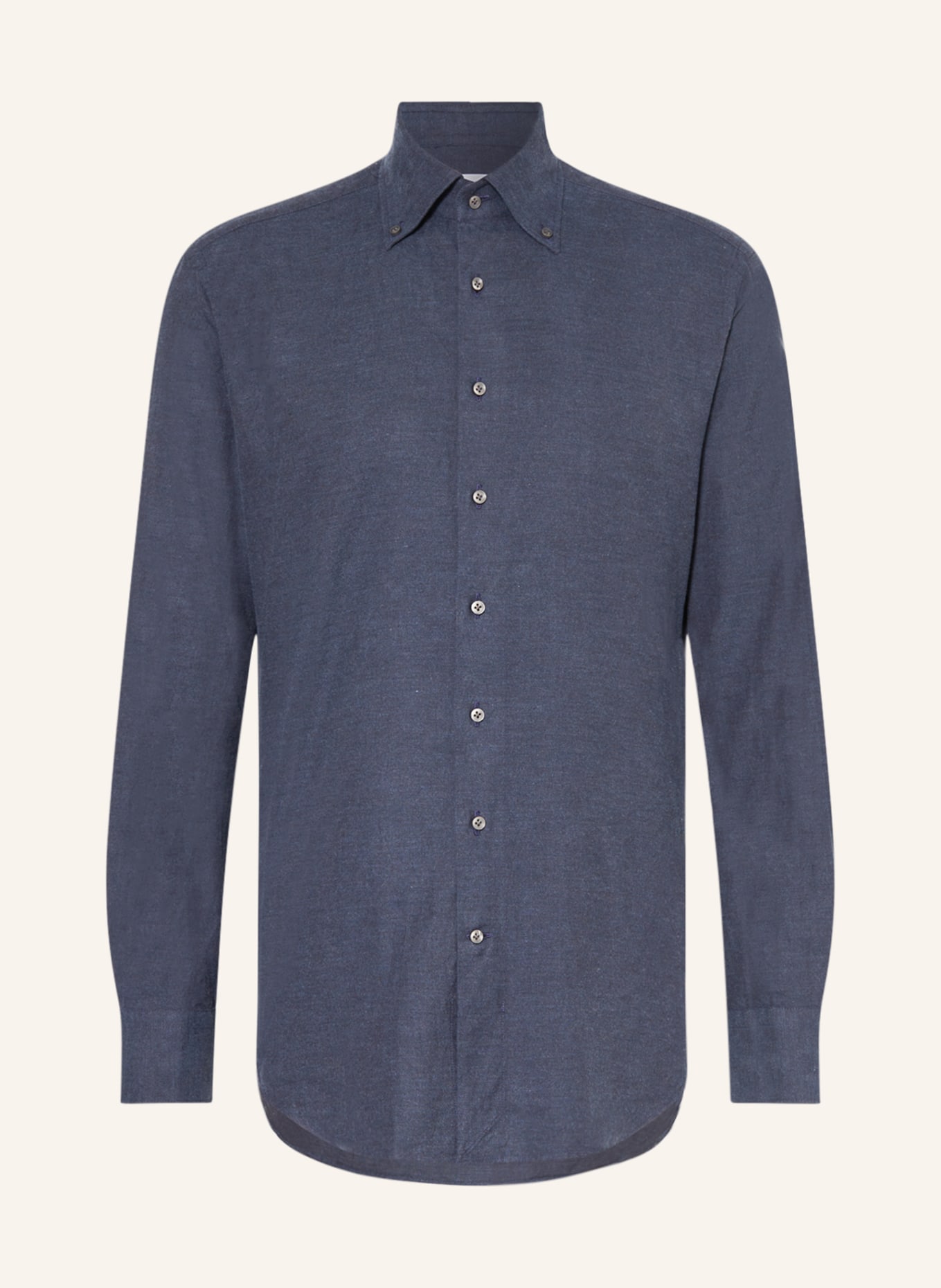 ARTIGIANO Flannel shirt regular fit, Color: BLUE GRAY (Image 1)