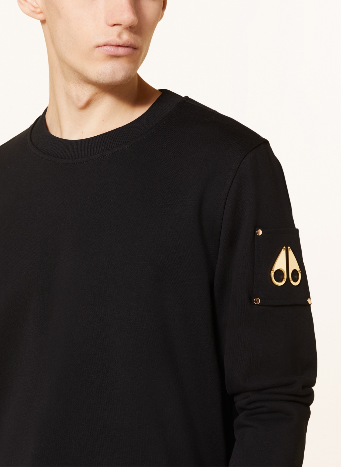 MOOSE KNUCKLES Sweatshirt SNYDER, Color: BLACK (Image 4)