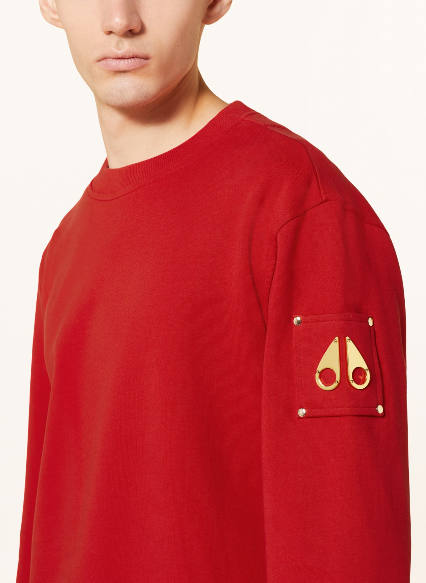MOOSE KNUCKLES Sweatshirt SNYDER, Color: RED (Image 4)