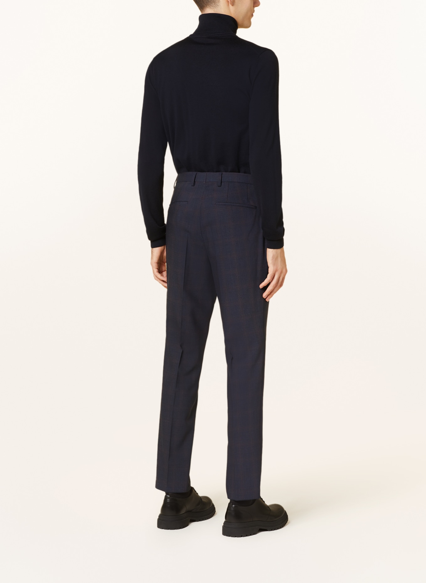 HUGO Suit trousers GETLIN slim fit, Color: 405 DARK BLUE (Image 4)