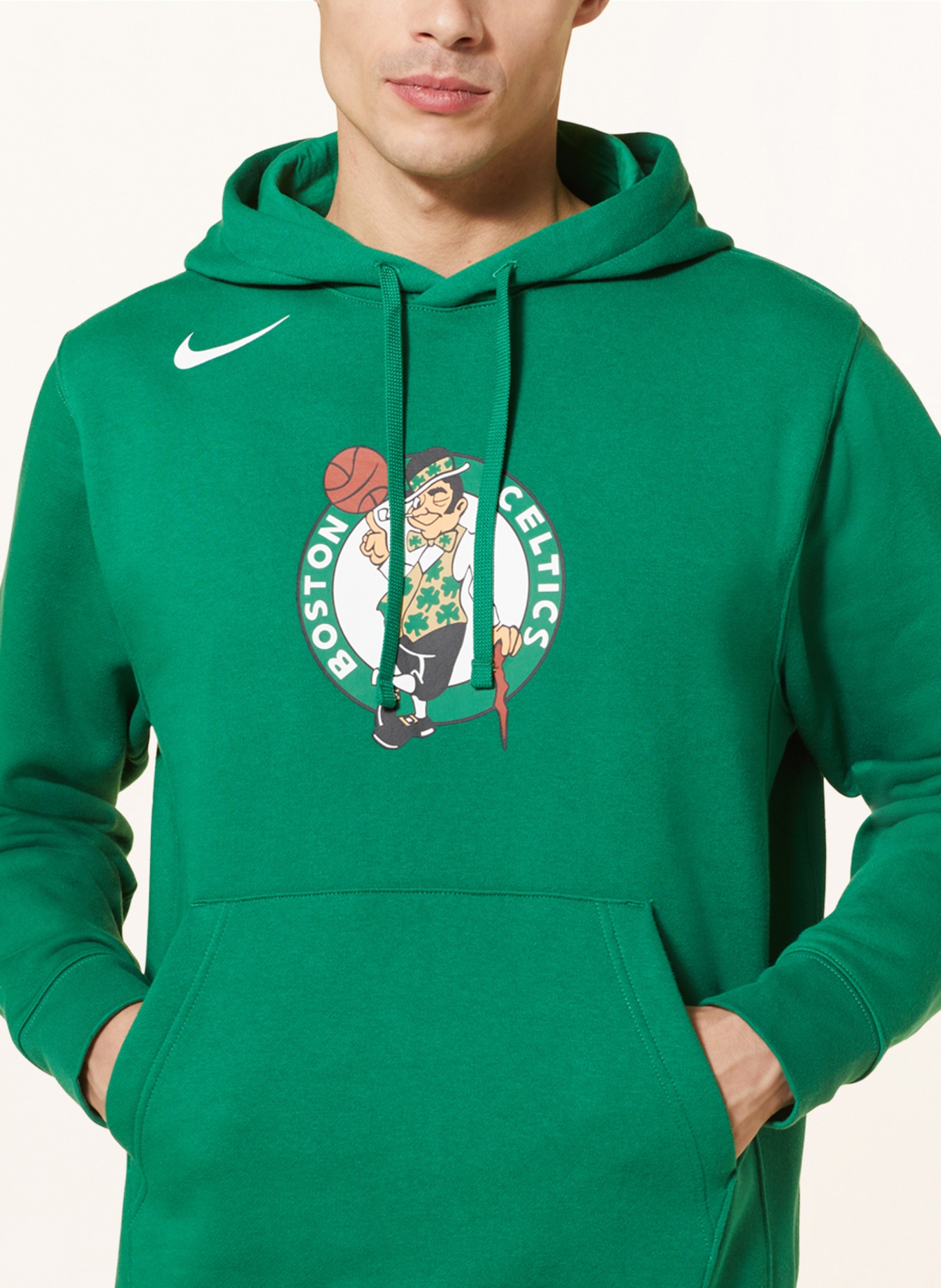 Tommy Hilfiger Mens Celtics Sweatshirt, Green, Medium