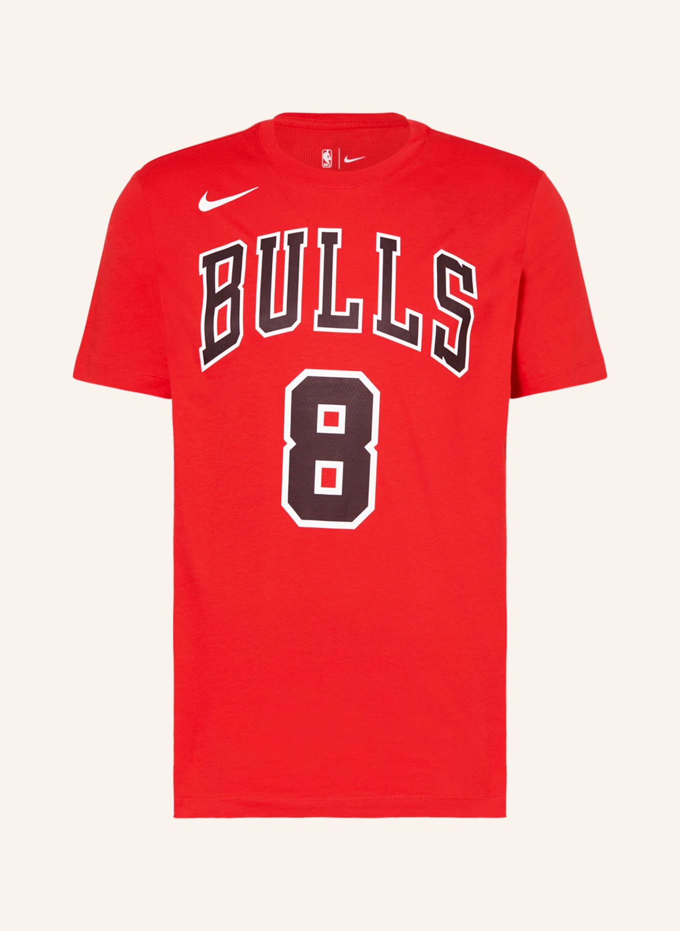 Nike T-shirt CHICAGO BULLS, Color: RED (Image 1)