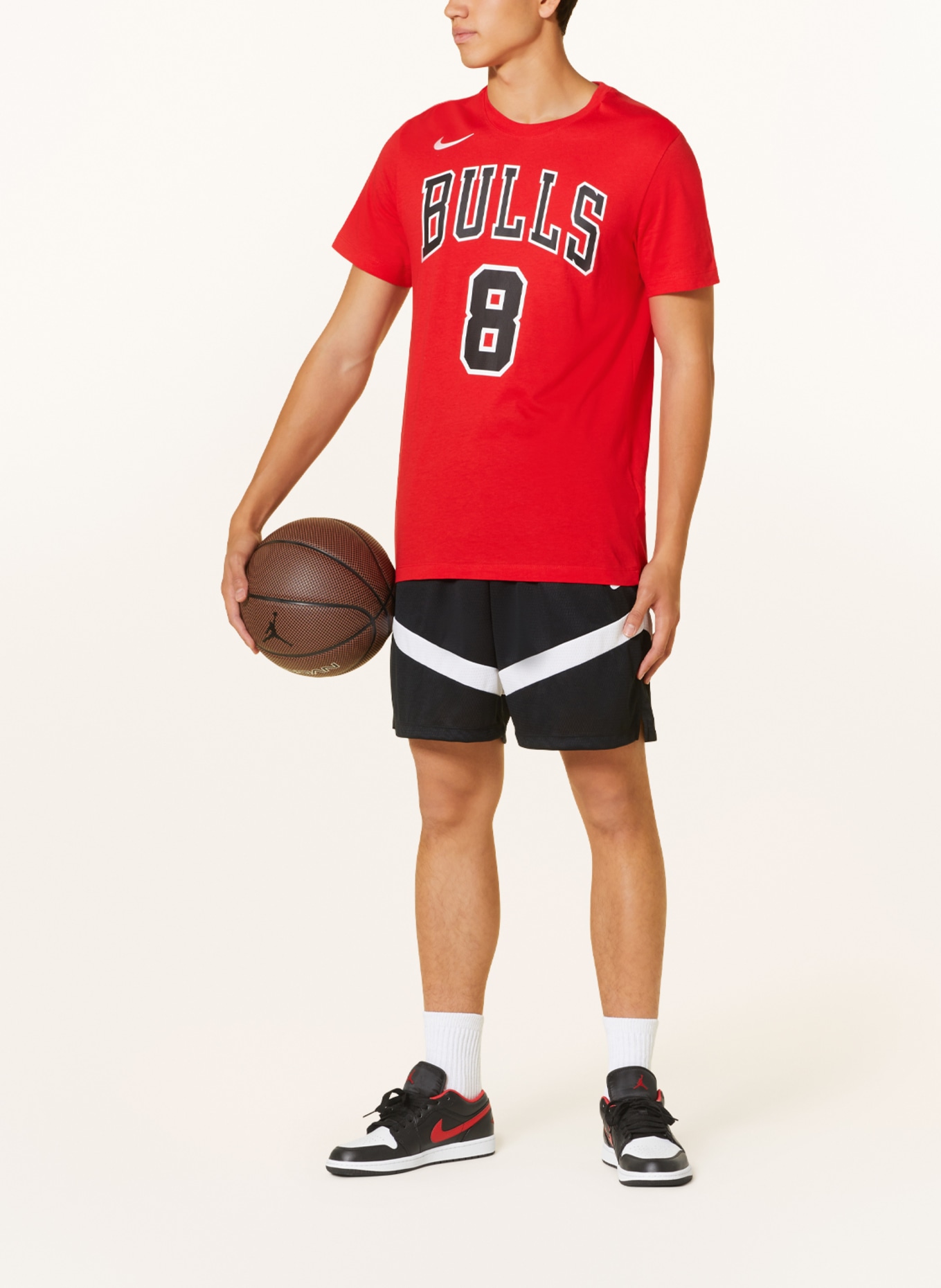 Nike T-shirt CHICAGO BULLS, Color: RED (Image 2)