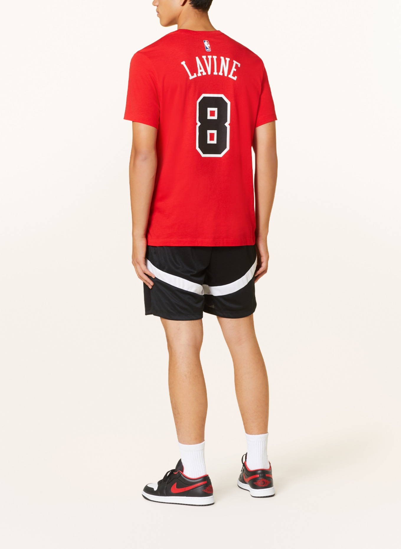 Nike T-shirt CHICAGO BULLS, Kolor: CZERWONY (Obrazek 3)