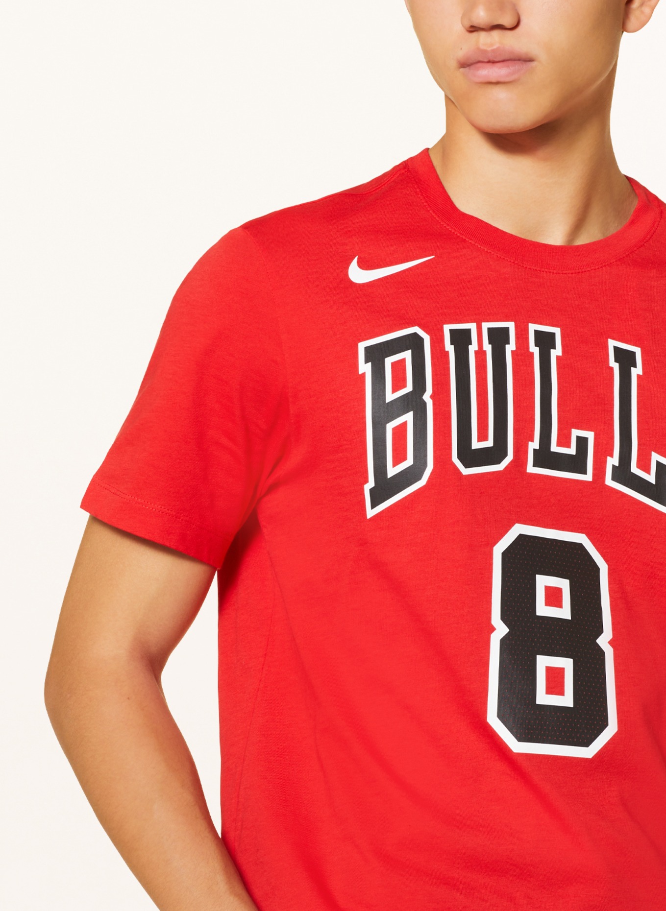 Nike T-shirt CHICAGO BULLS, Kolor: CZERWONY (Obrazek 4)