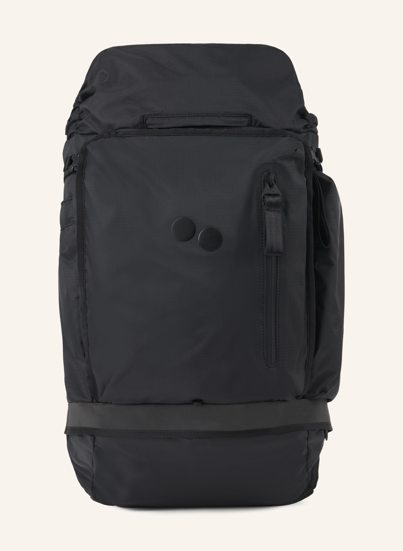 pinqponq Backpack KOMUT LARGE with laptop compartment, Color: BLACK (Image 1)