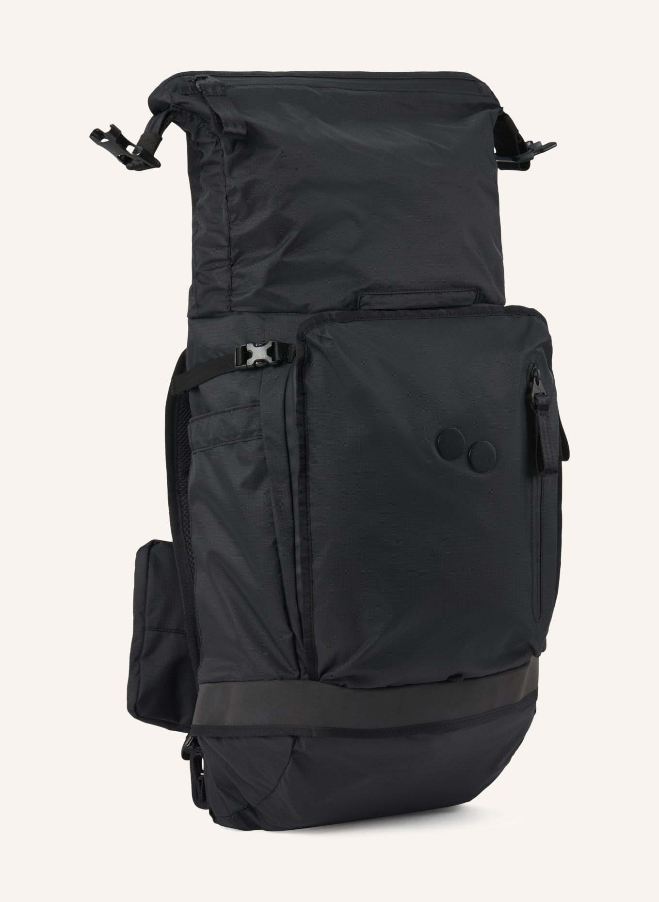 pinqponq Backpack KOMUT LARGE with laptop compartment, Color: BLACK (Image 2)