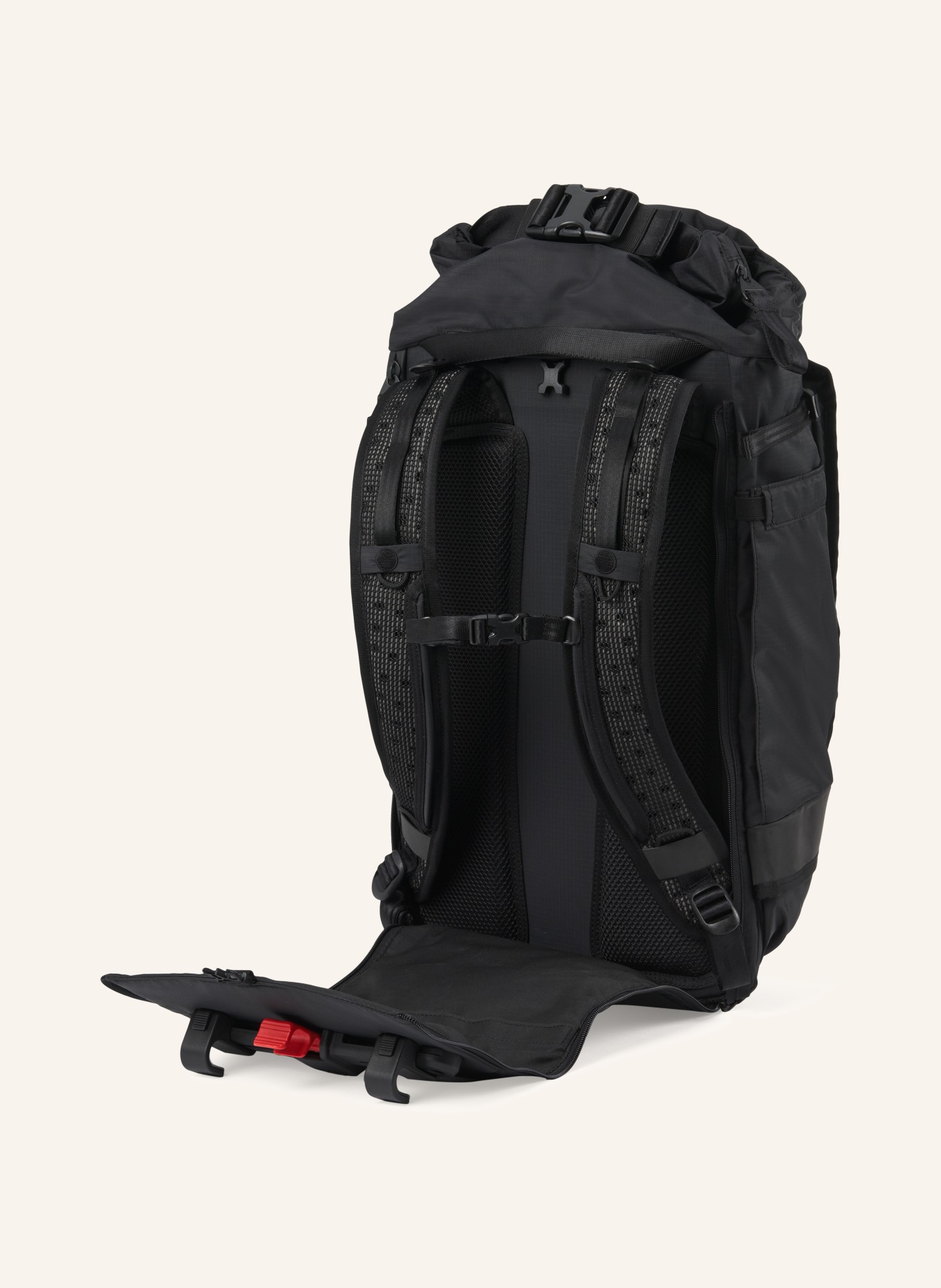 pinqponq Backpack KOMUT LARGE with laptop compartment, Color: BLACK (Image 3)