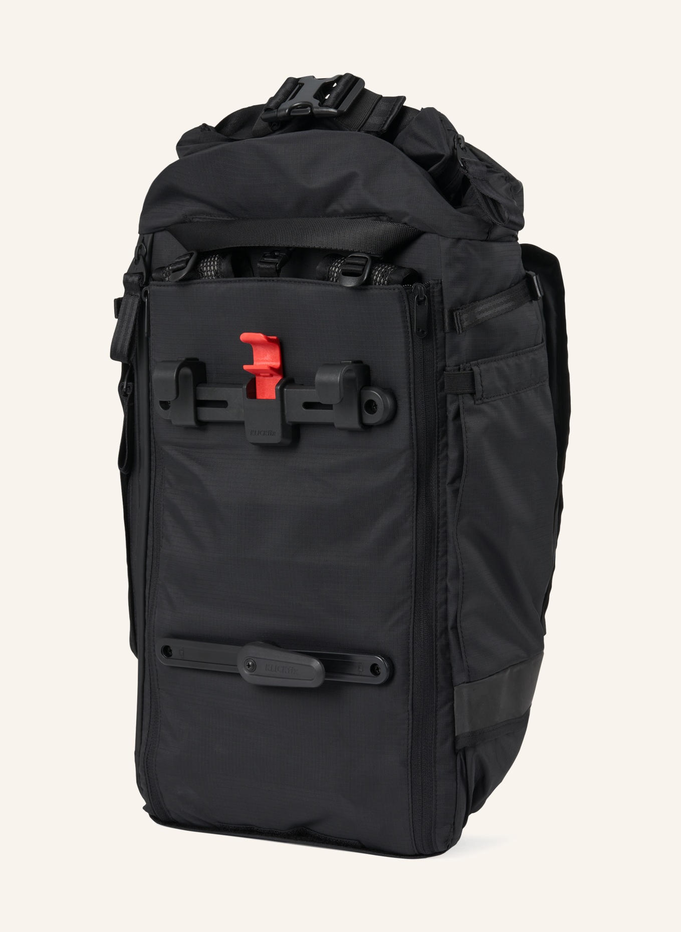 pinqponq Backpack KOMUT LARGE with laptop compartment, Color: BLACK (Image 4)