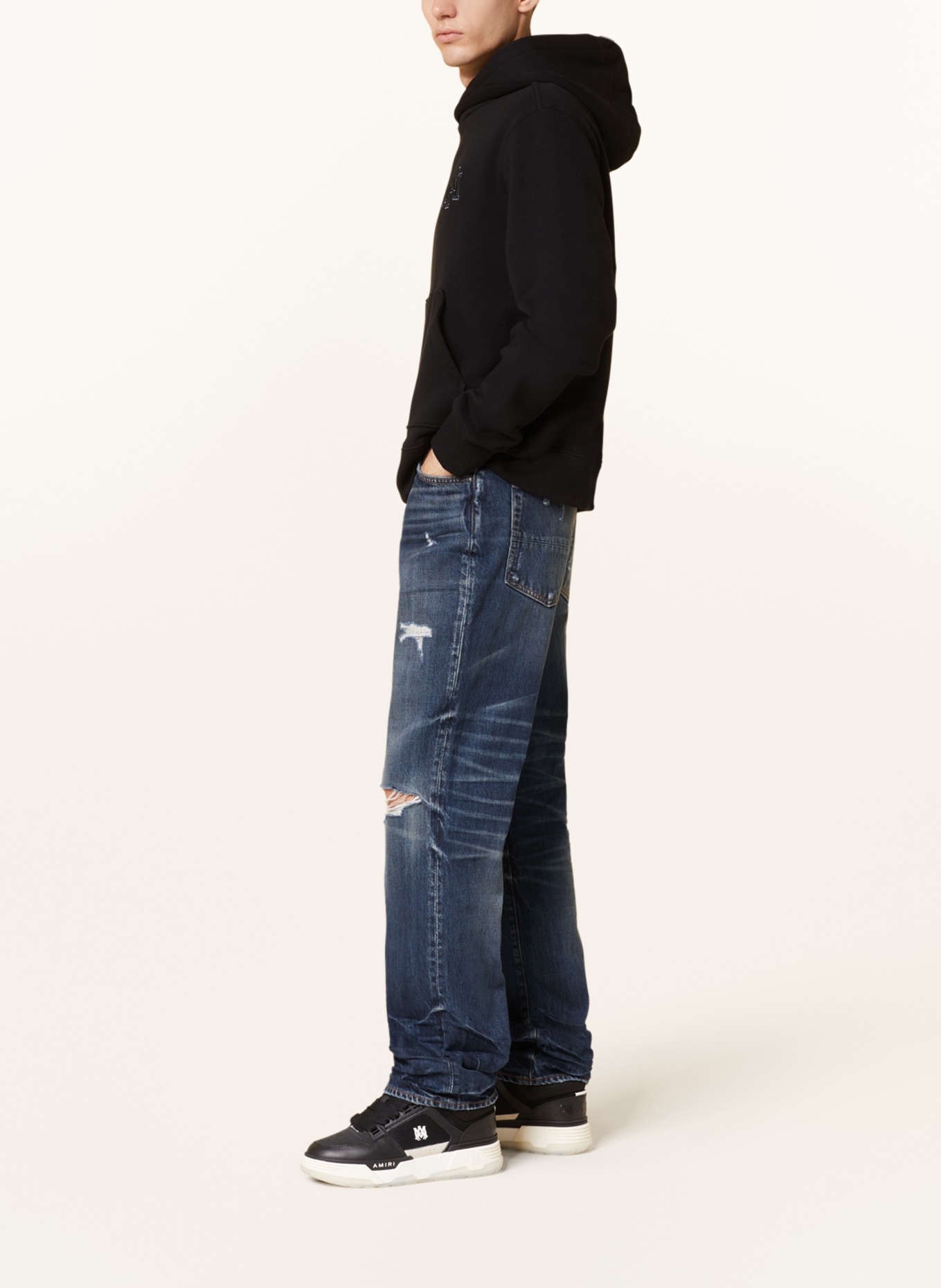 AMIRI Jeans Regular Fit, Farbe: 523 RIVER INDIGO (Bild 4)